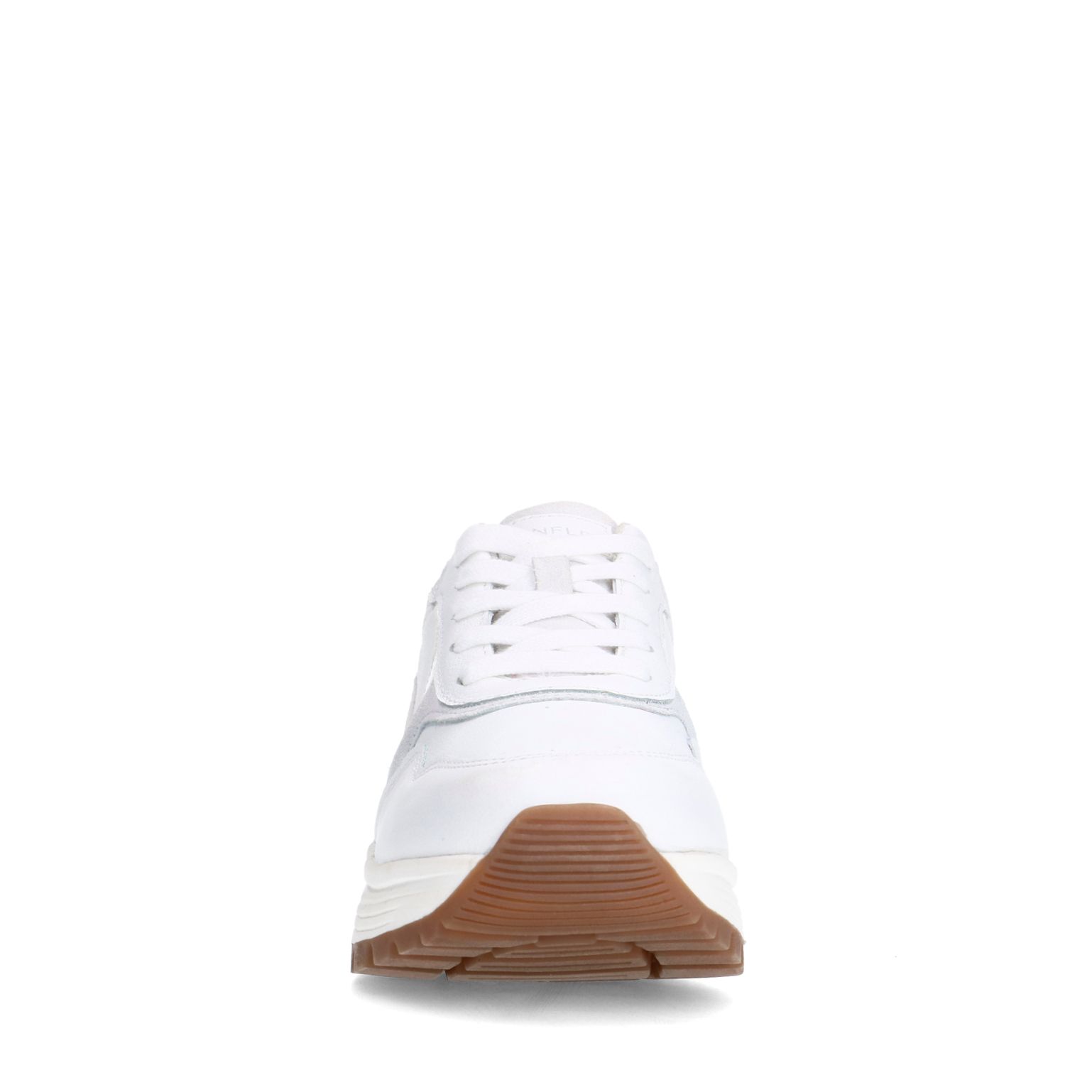 Weiße Ledersneaker