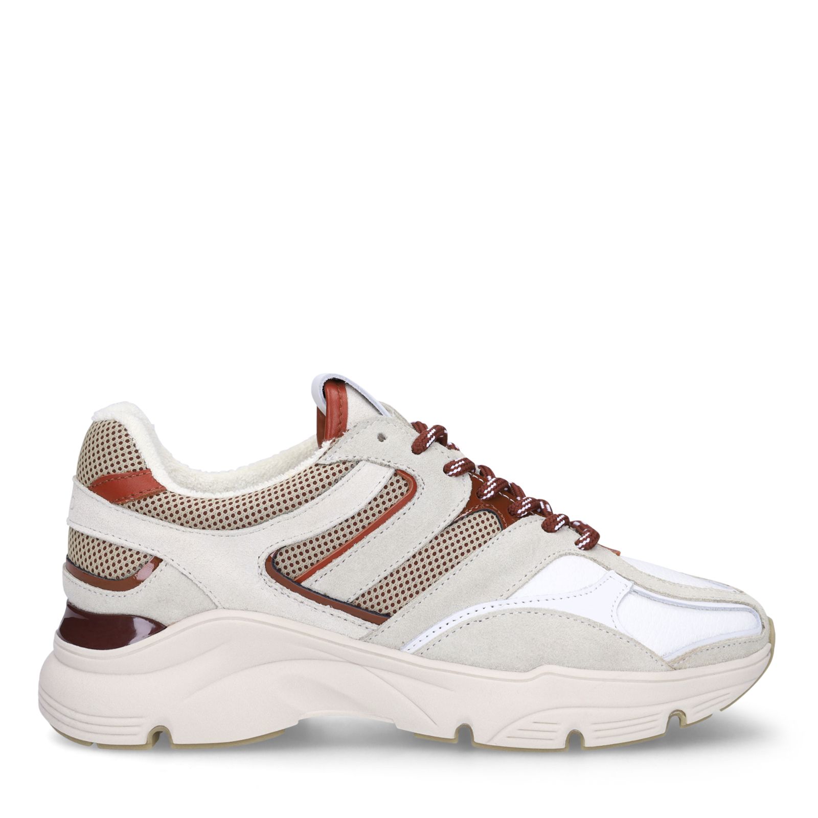 Graue Veloursleder-Sneaker