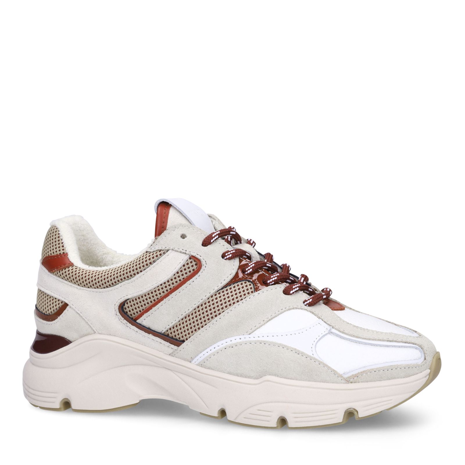 Graue Veloursleder-Sneaker