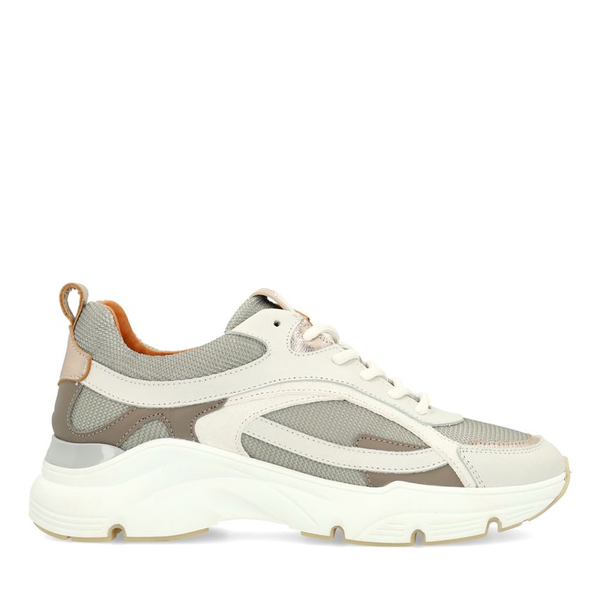 Graue Ledersneaker