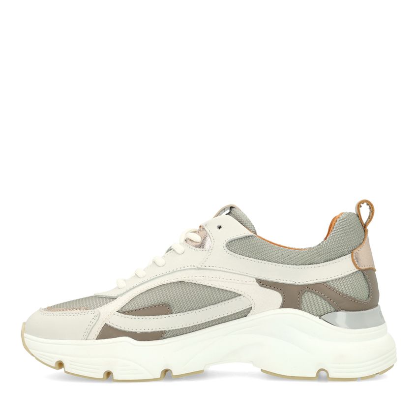 Graue Ledersneaker