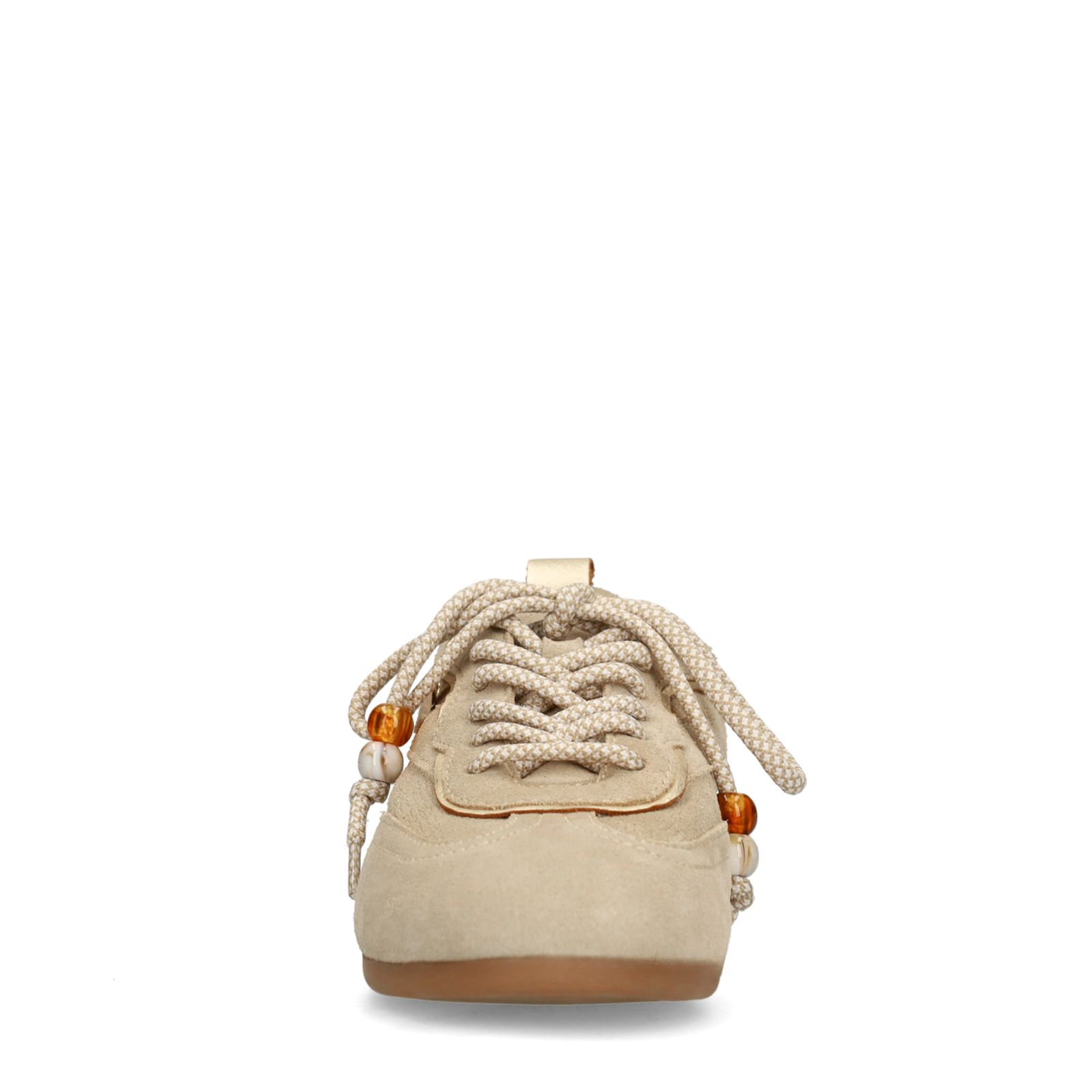 Beige suède sneakers