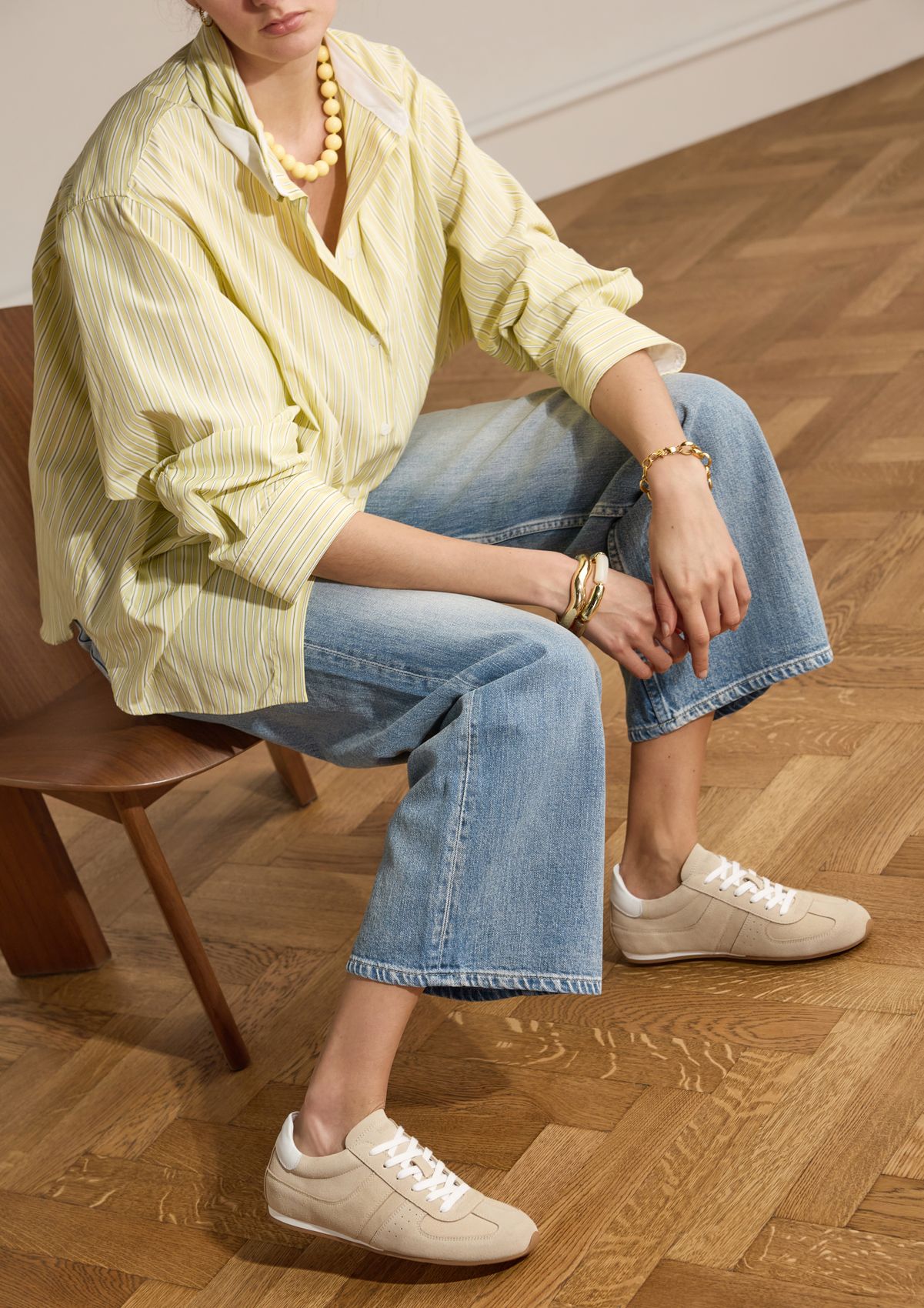 Taupe suède sneakers