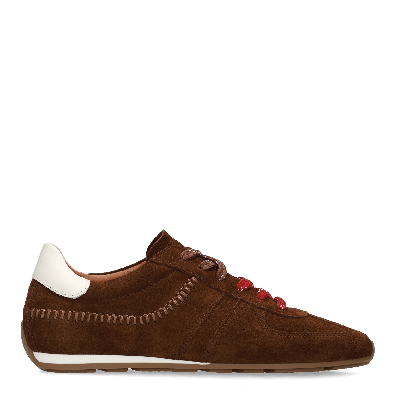 Braune Veloursleder-Sneaker