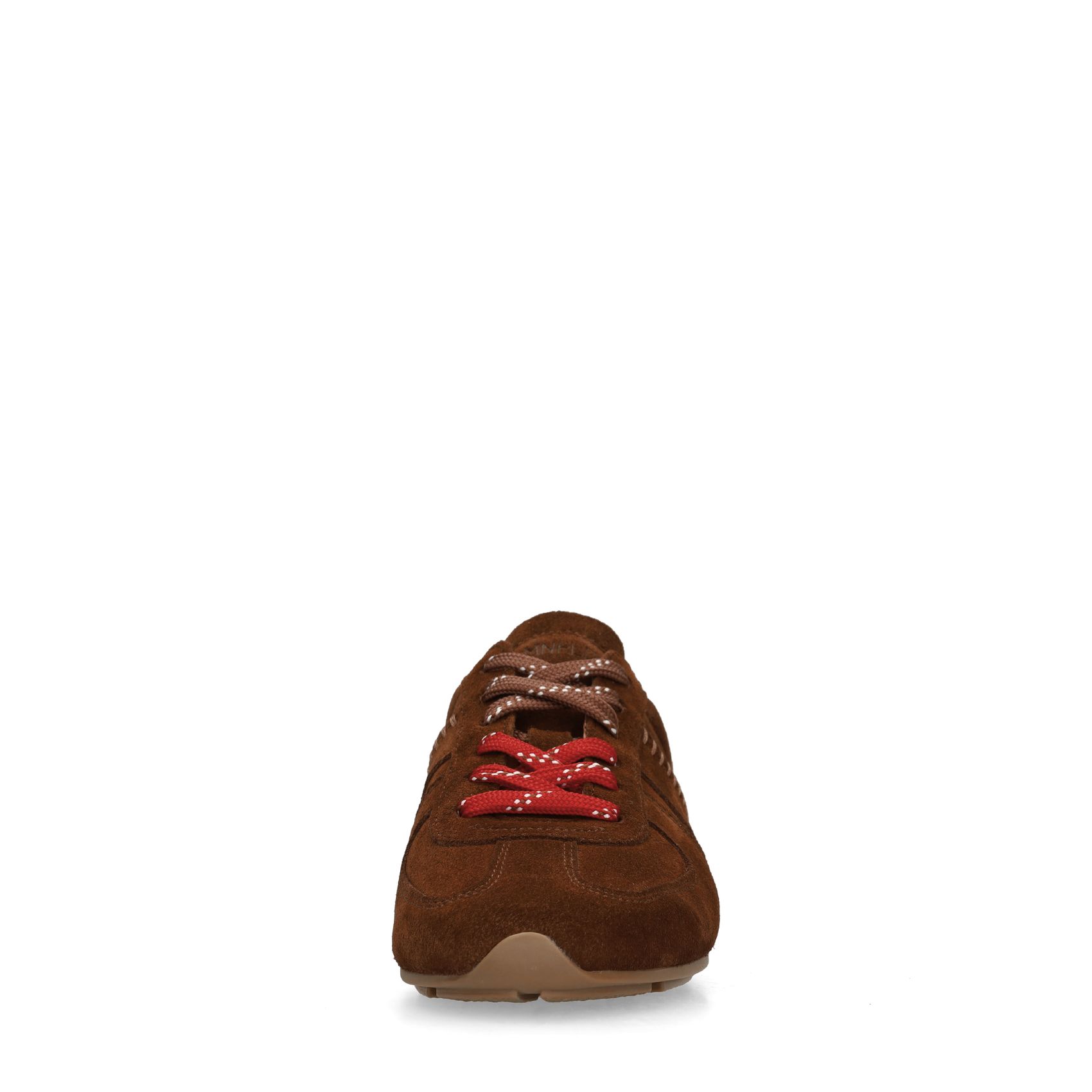 Braune Veloursleder-Sneaker