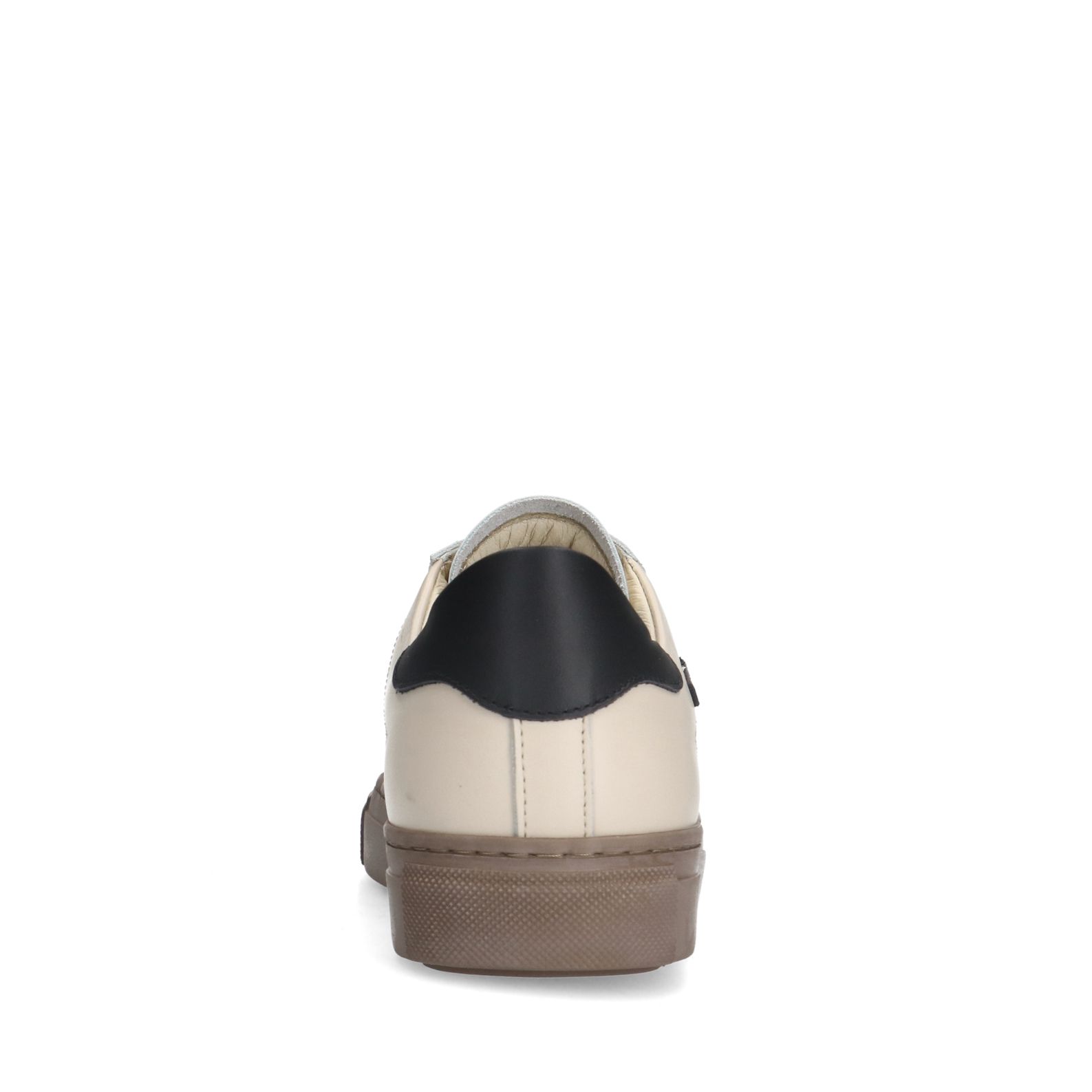 Beige leren sneakers