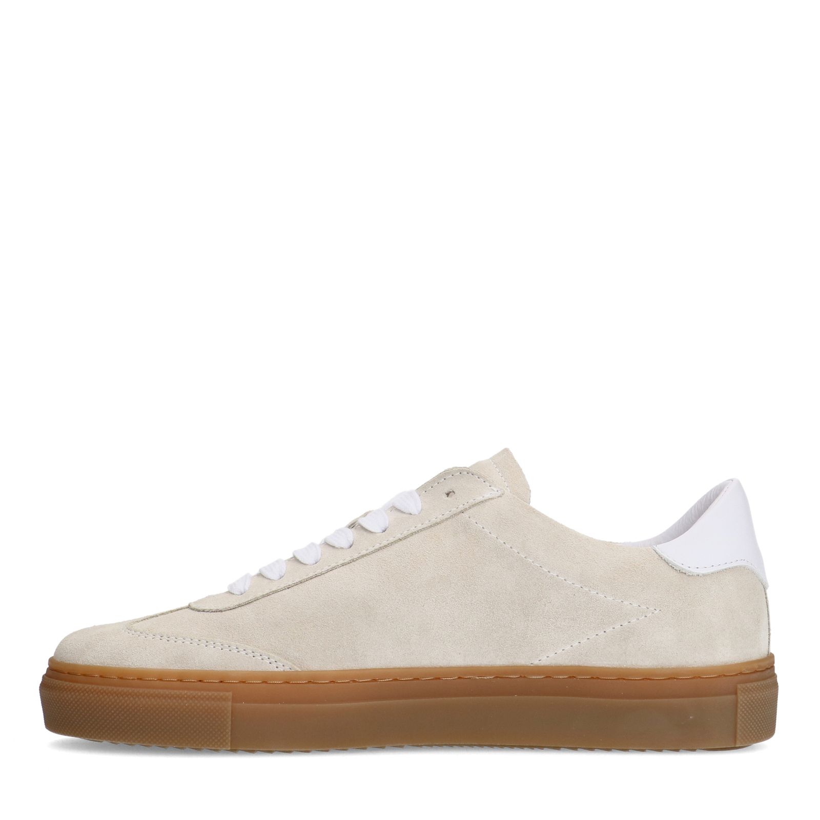 Beige suède sneakers