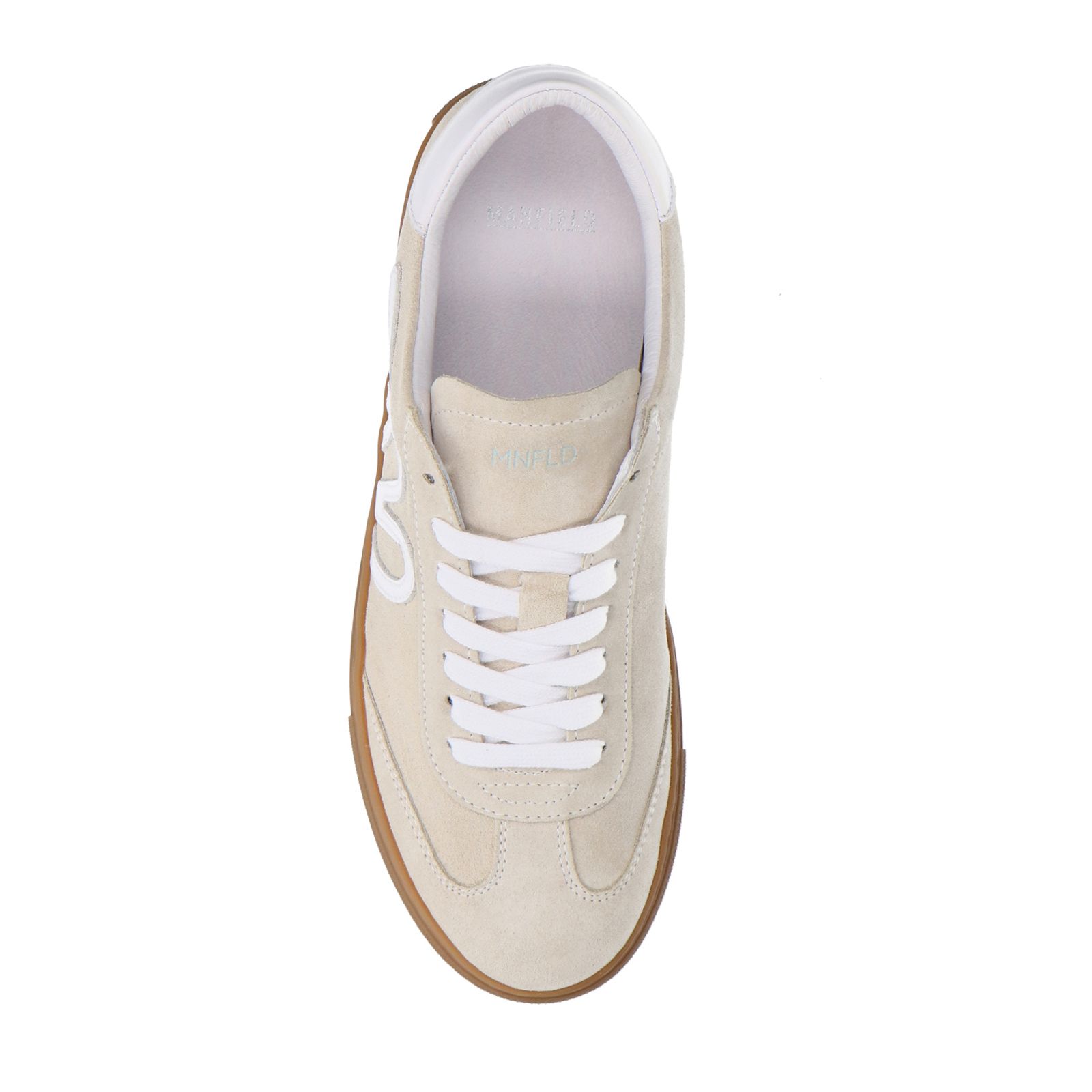 Beige suède sneakers