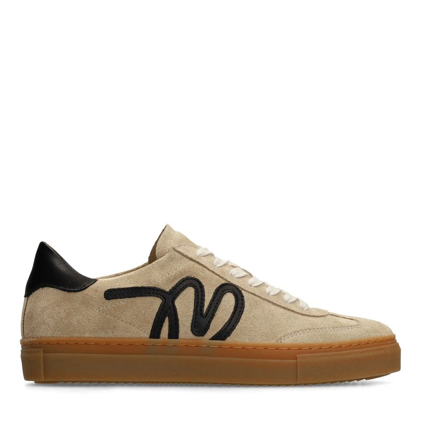 Taupe suède sneakers