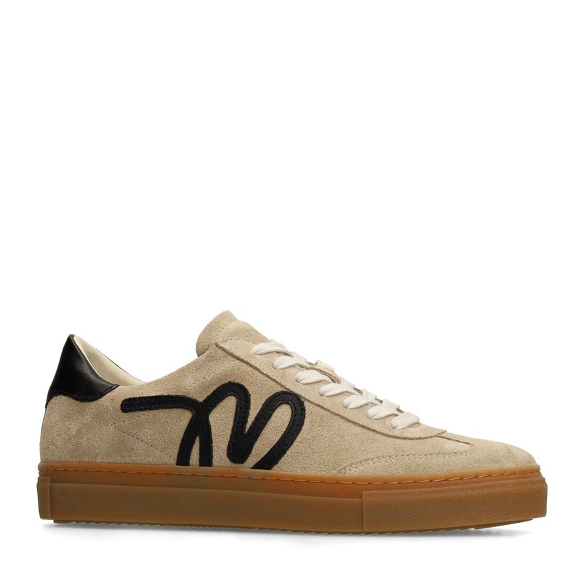 Taupe suède sneakers