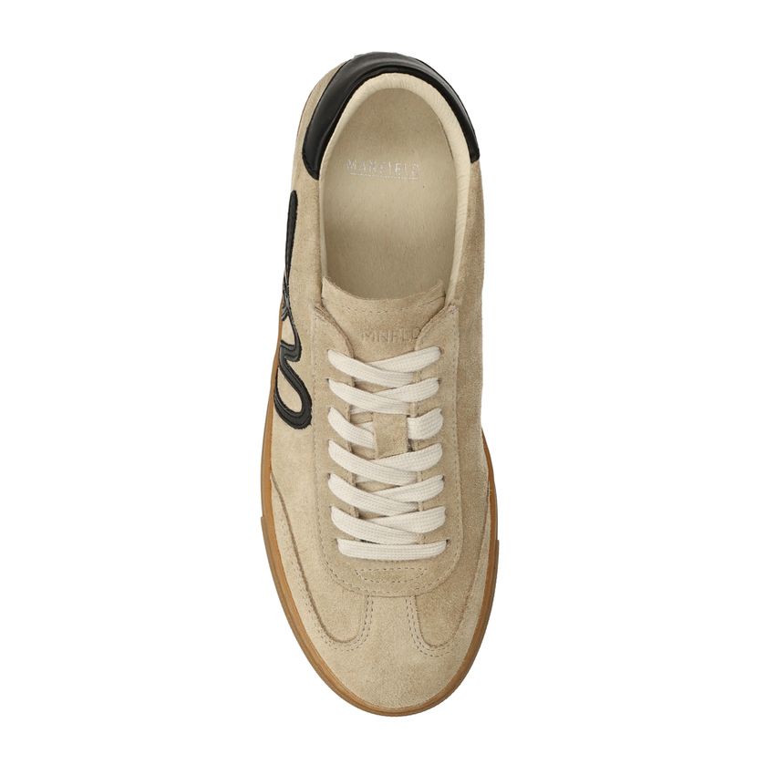 Taupe suède sneakers