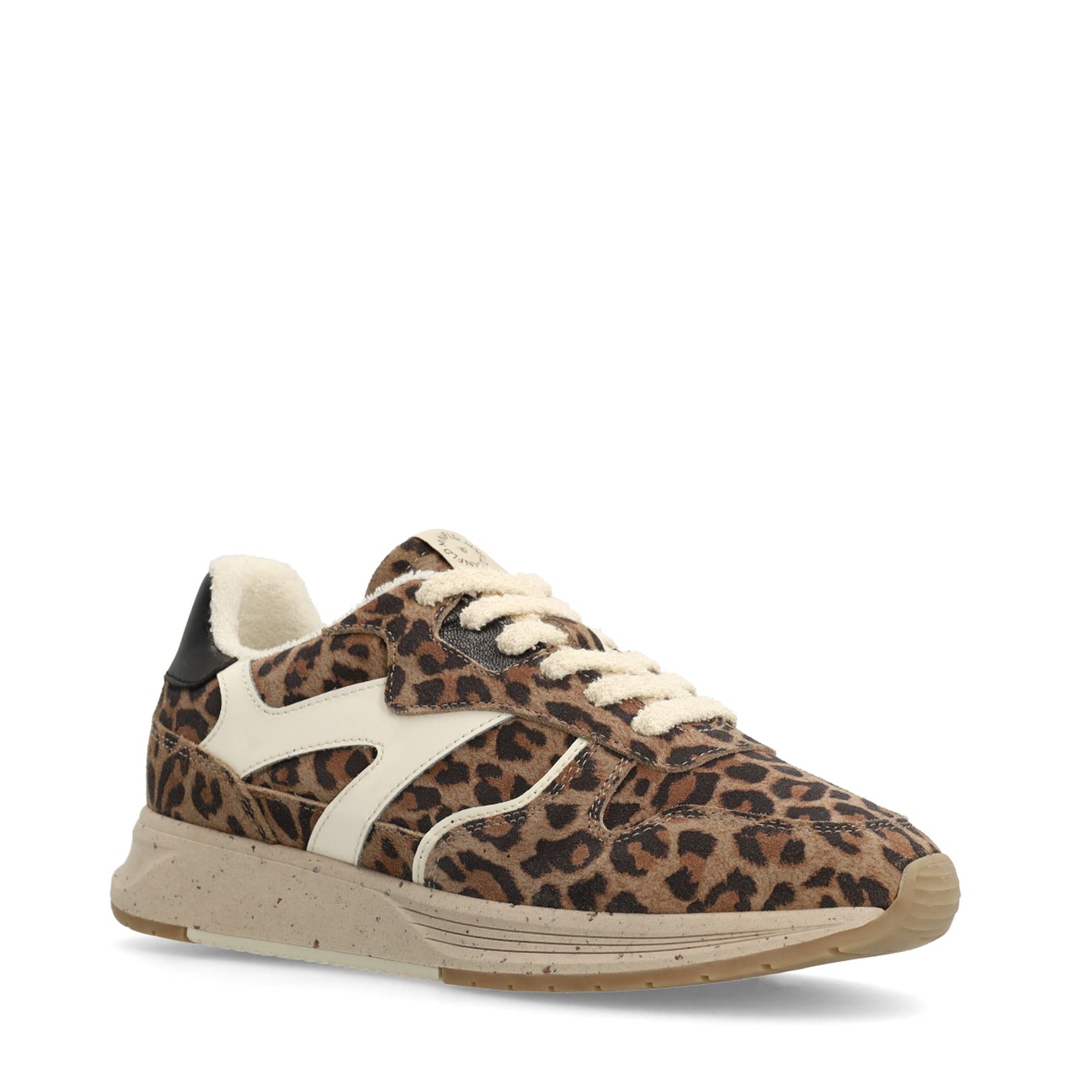 Suède leopard sneakers