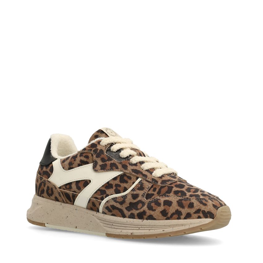 Suède leopard sneakers