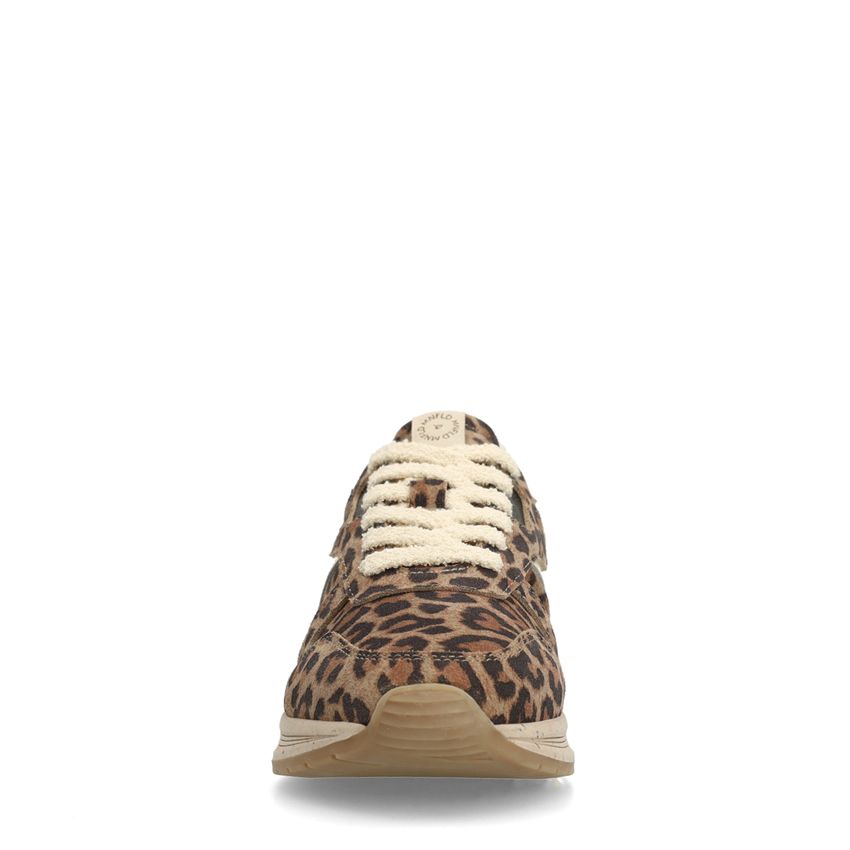 Suède leopard sneakers