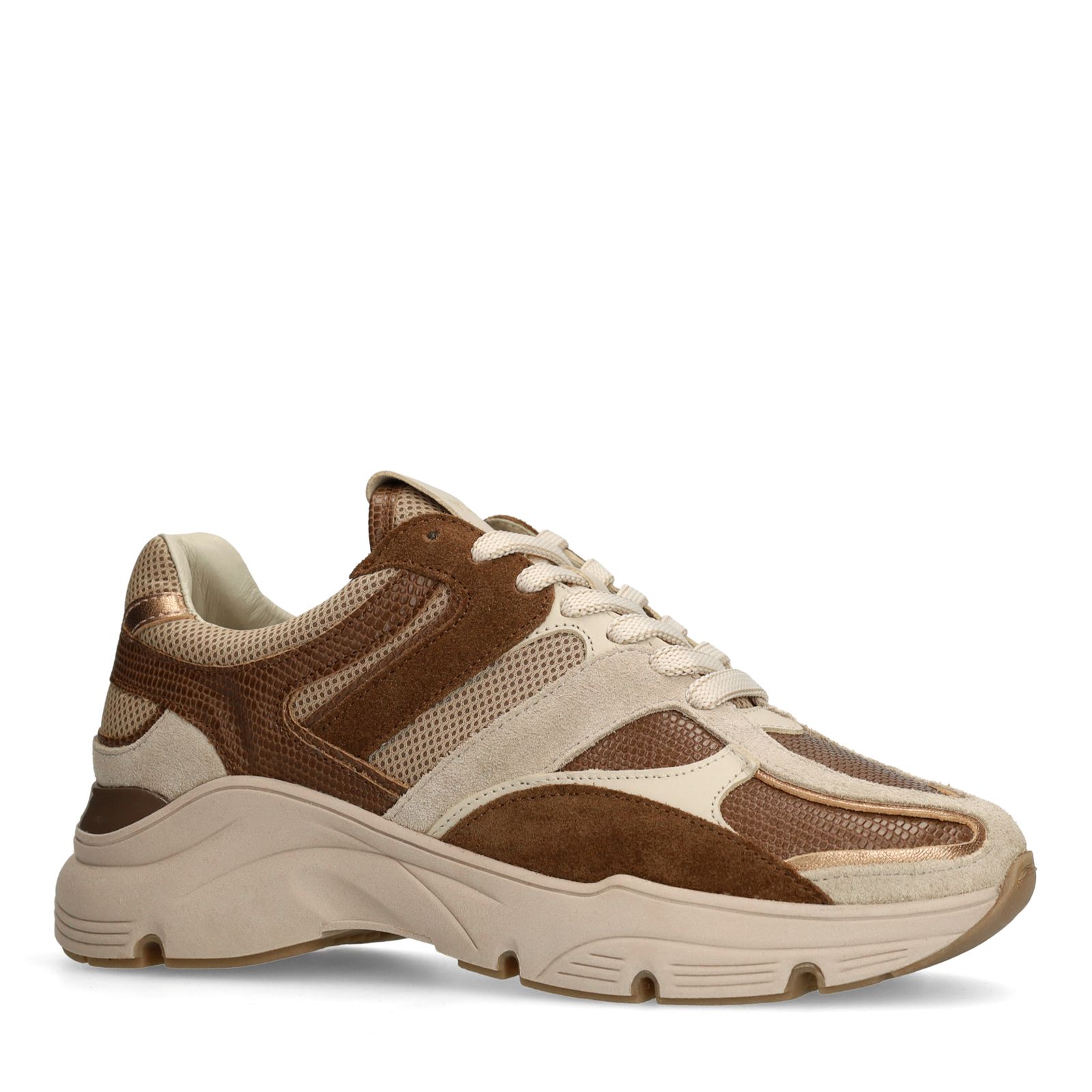 Taupe suède sneakers
