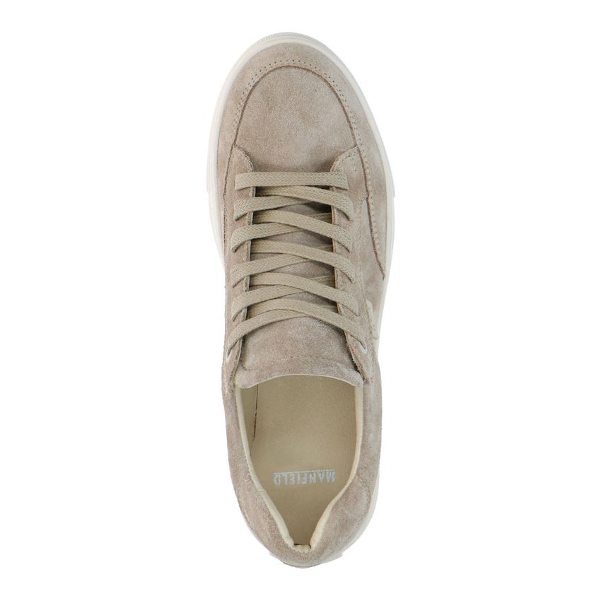 Taupe suède sneakers