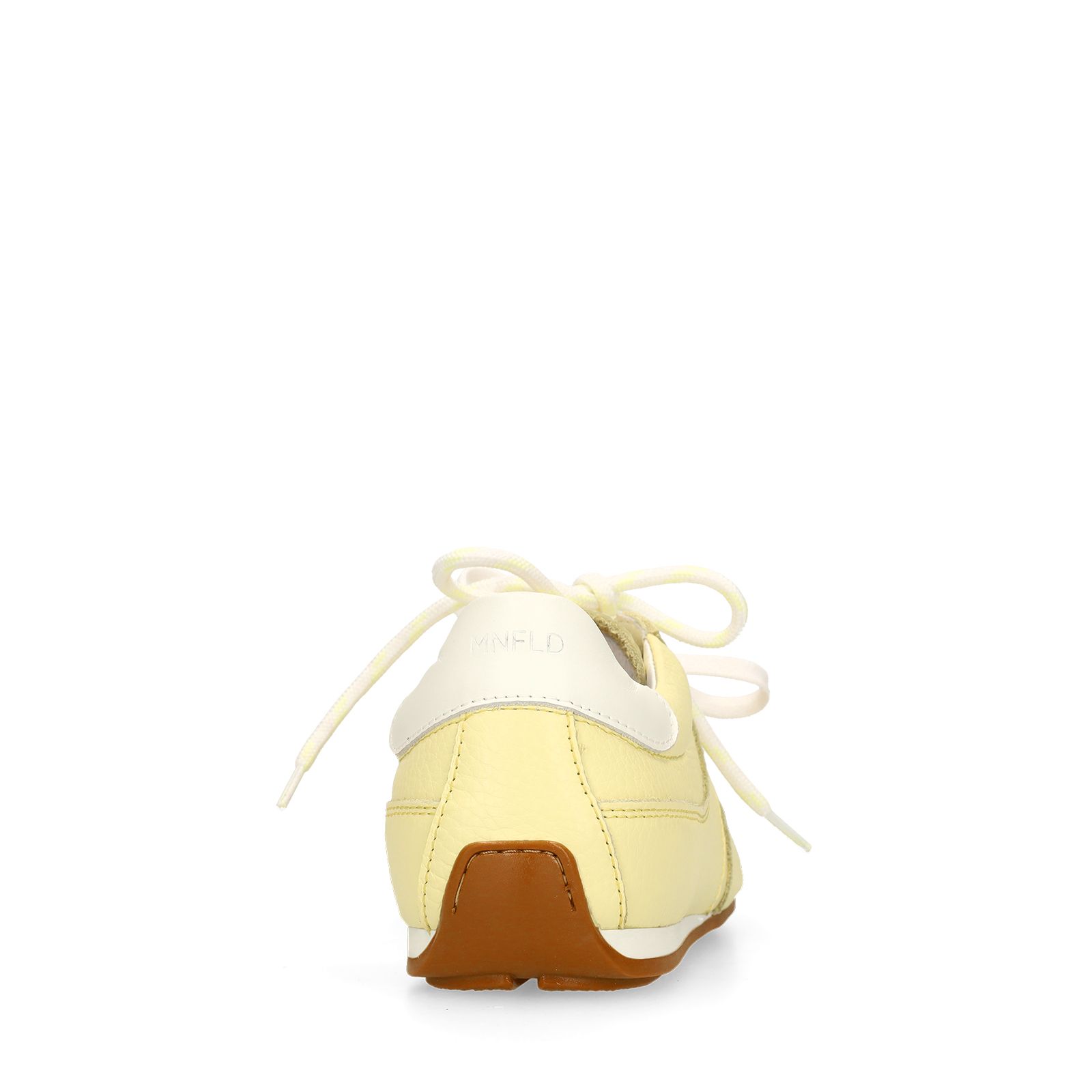 Gele leren sneakers