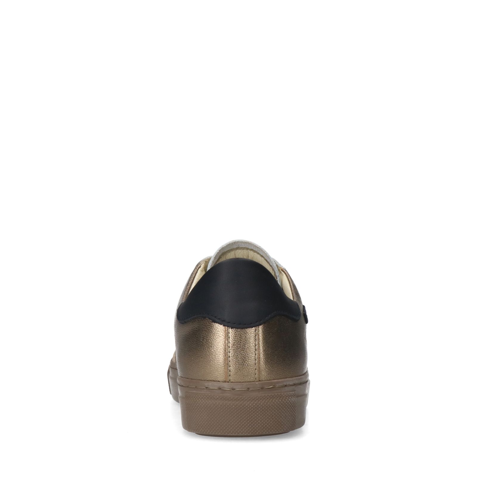 Gouden leren sneakers