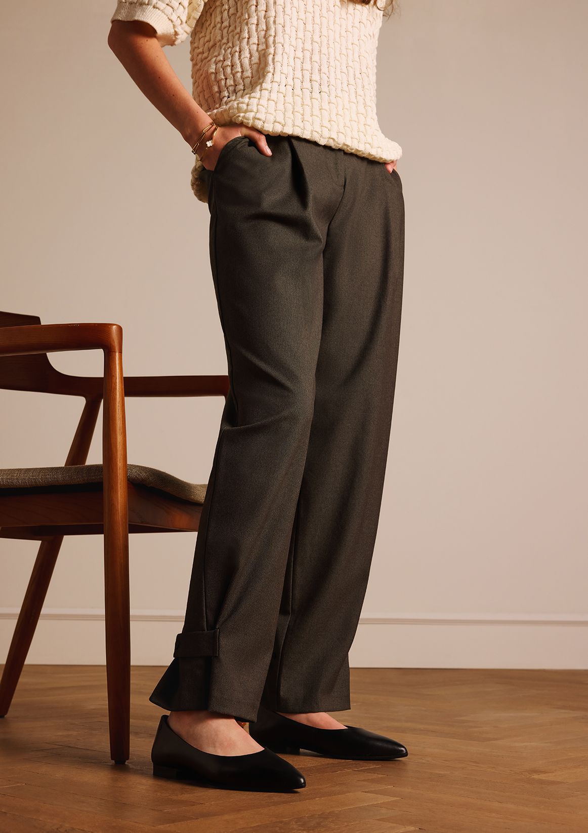 Zwarte leren loafers
