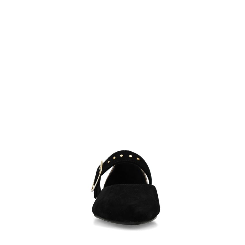 Zwarte suède loafers