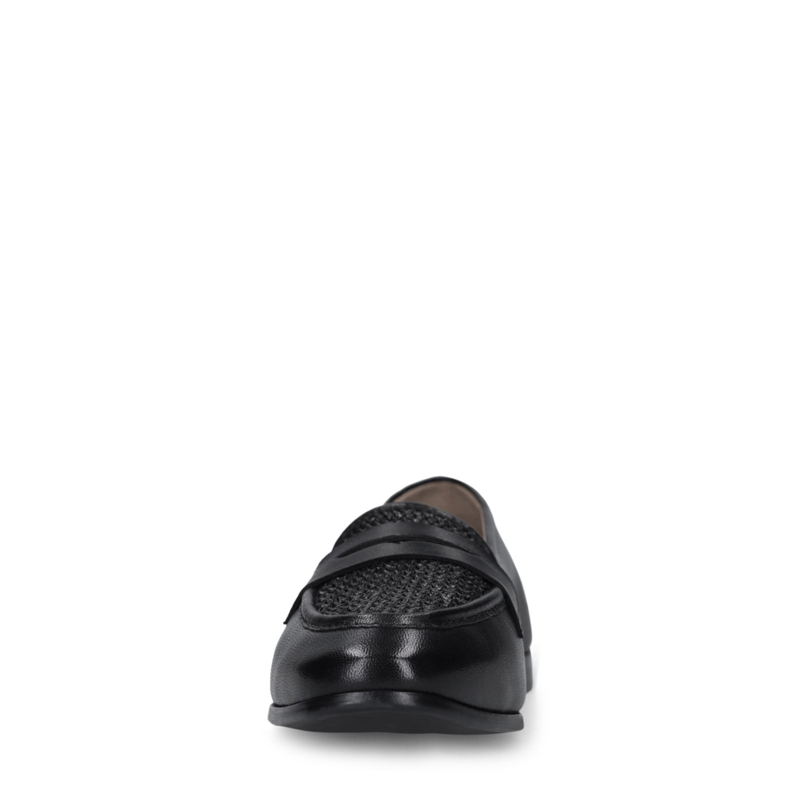 Zwarte leren loafers