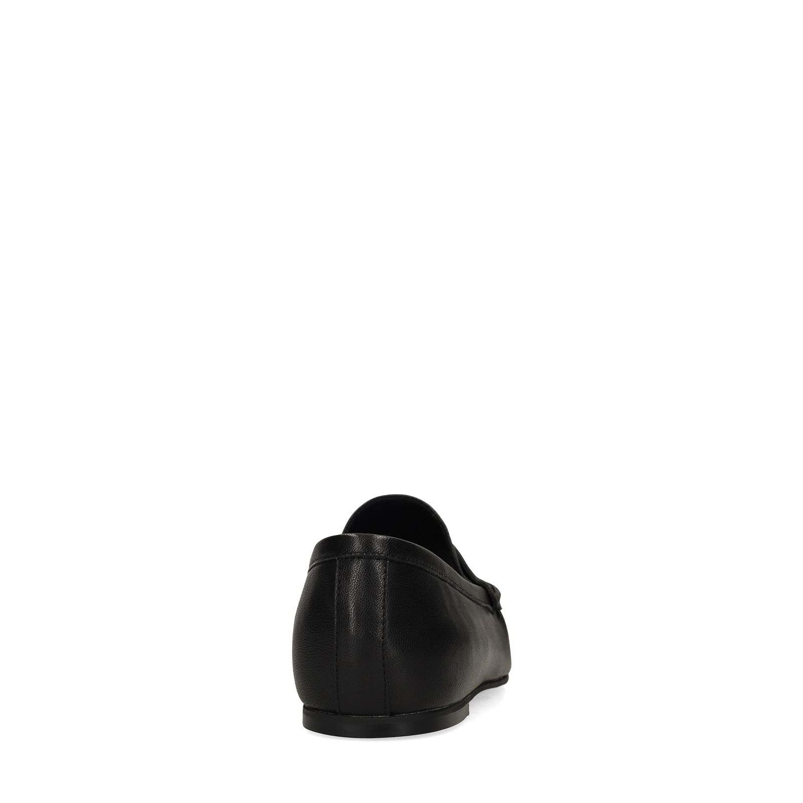 Zwarte leren loafers