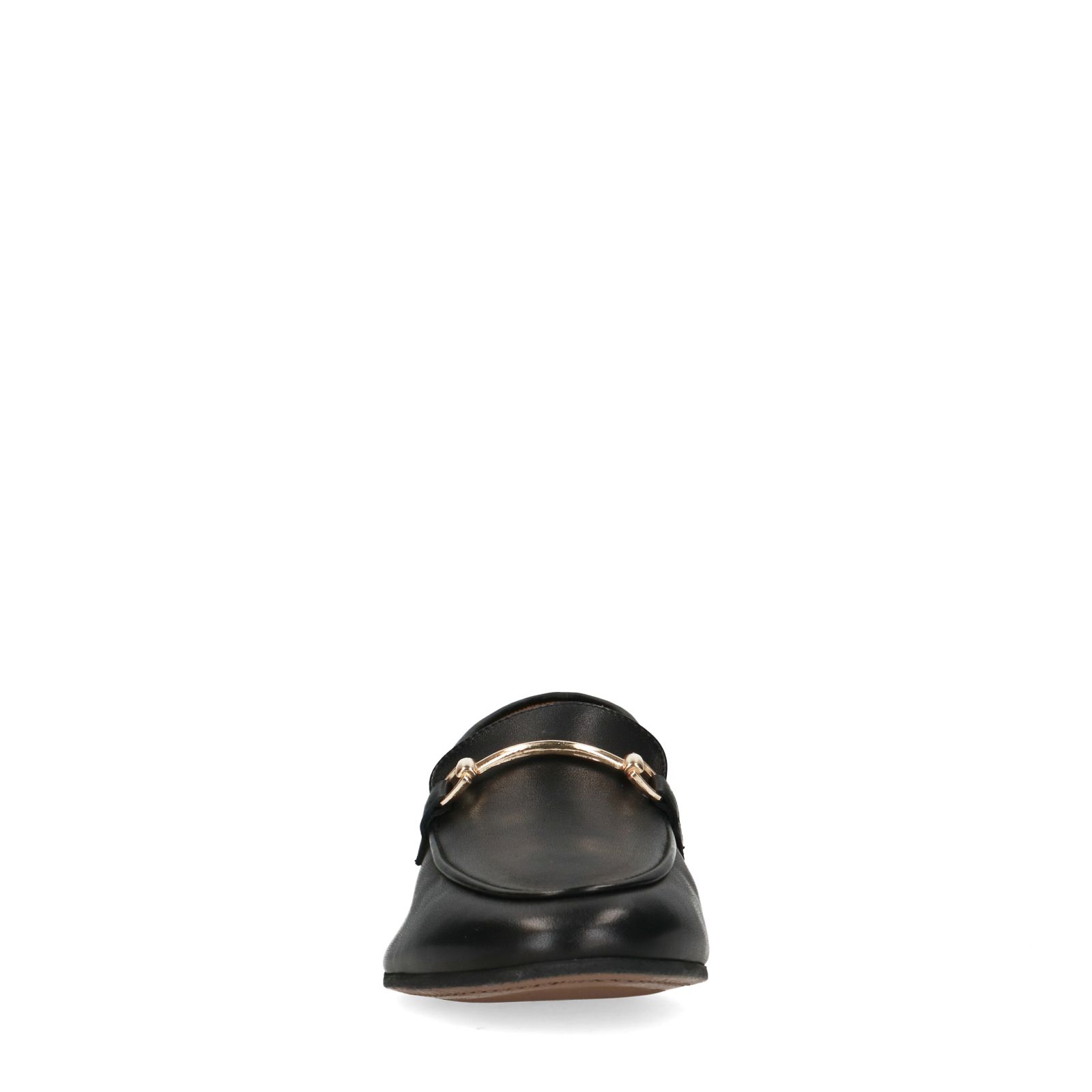 Schwarze Leder-Loafer
