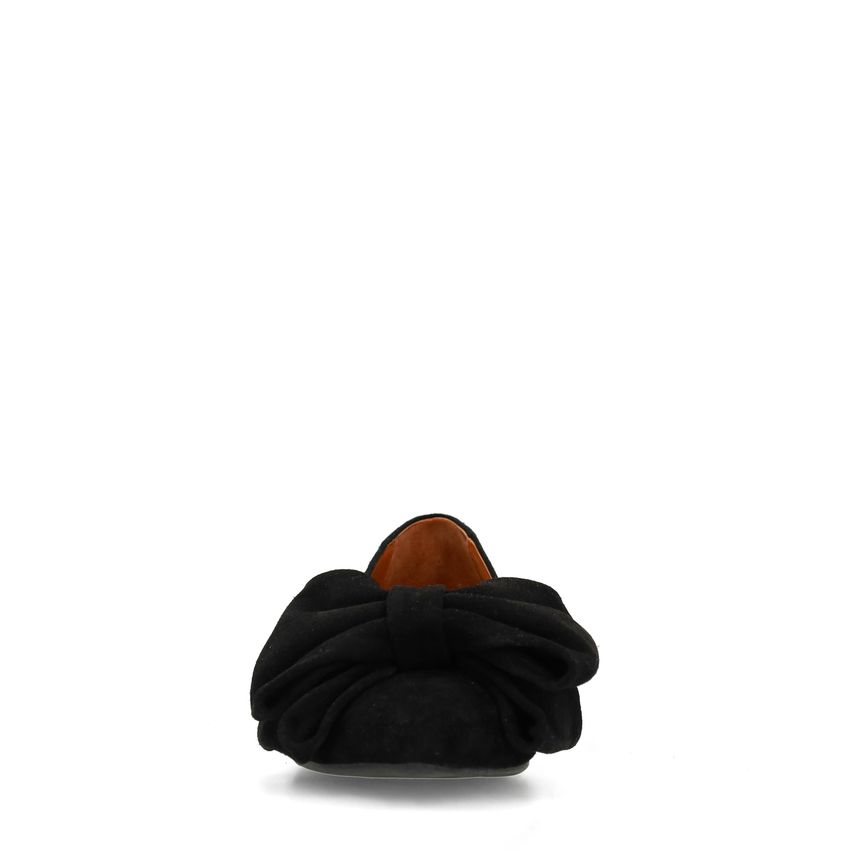 Zwarte suède loafers
