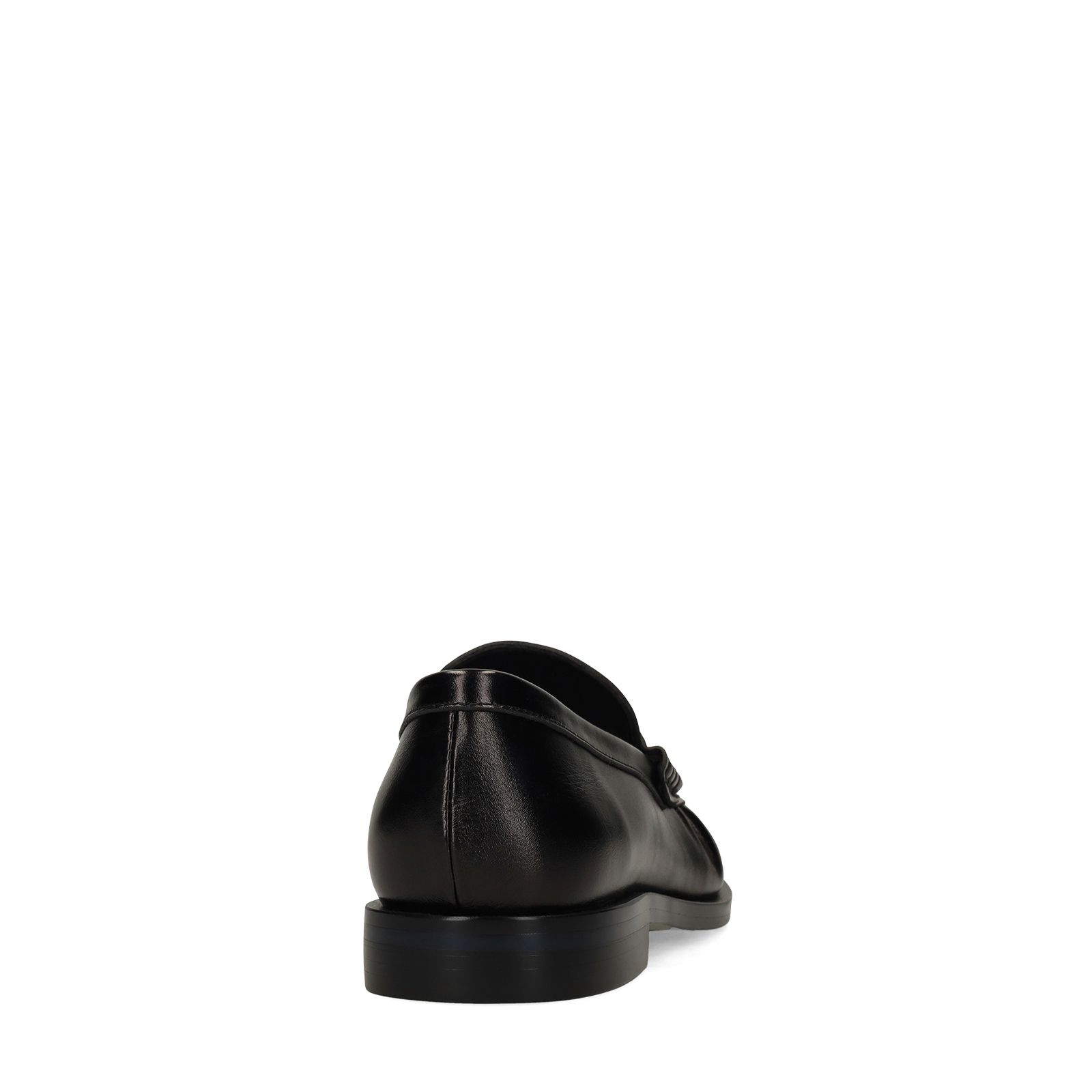 Zwarte leren loafers