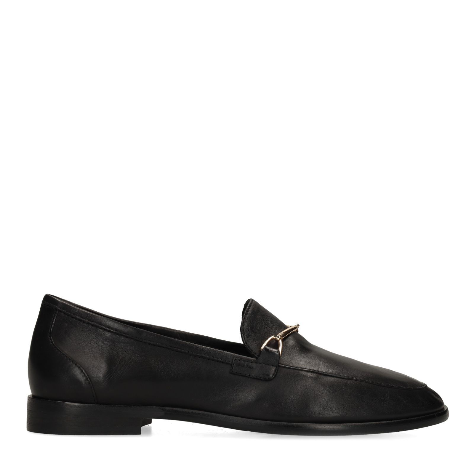 Zwarte leren loafers