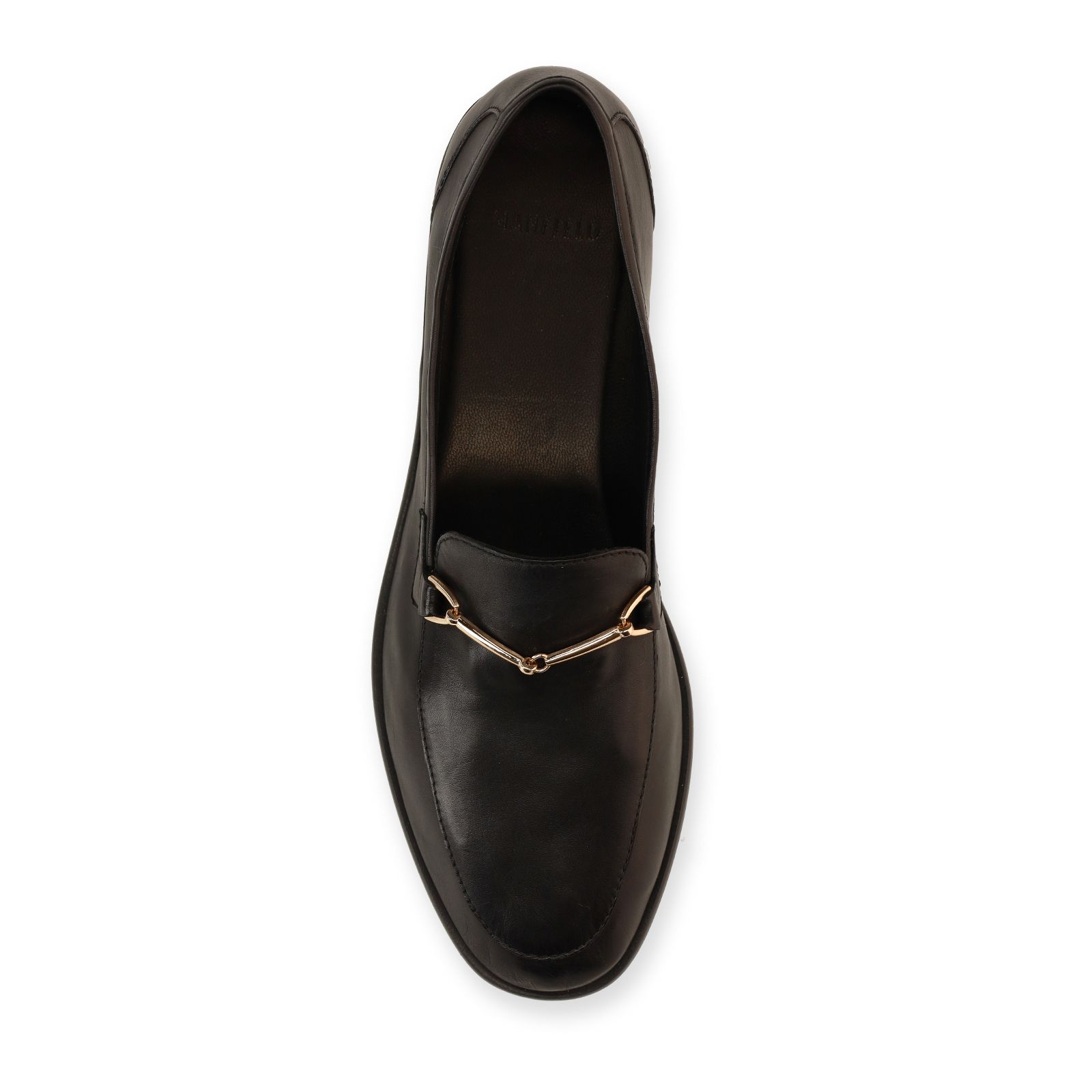 Zwarte leren loafers