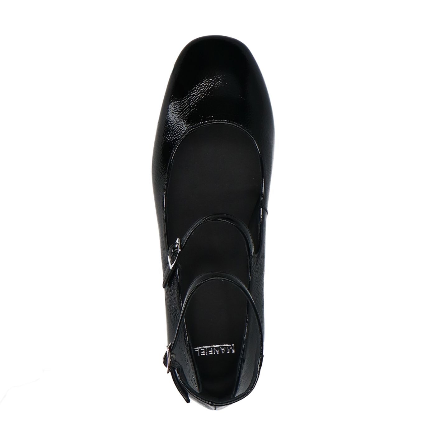 Zwarte lak leren Mary Jane pumps