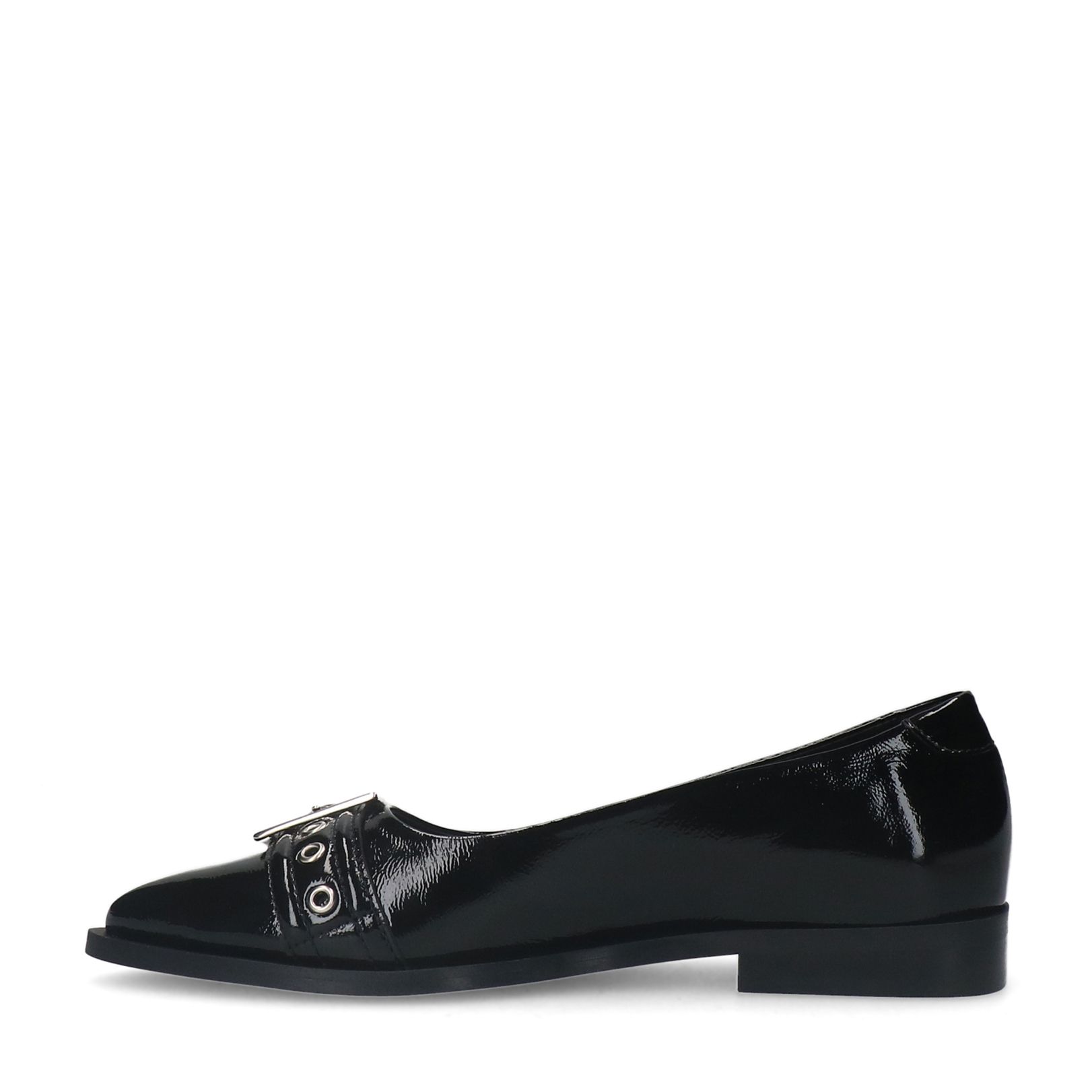 Zwarte lakleren loafers