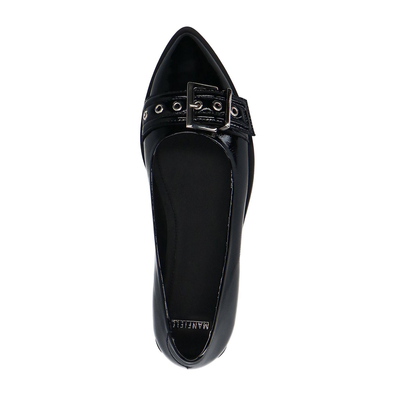 Zwarte lakleren loafers