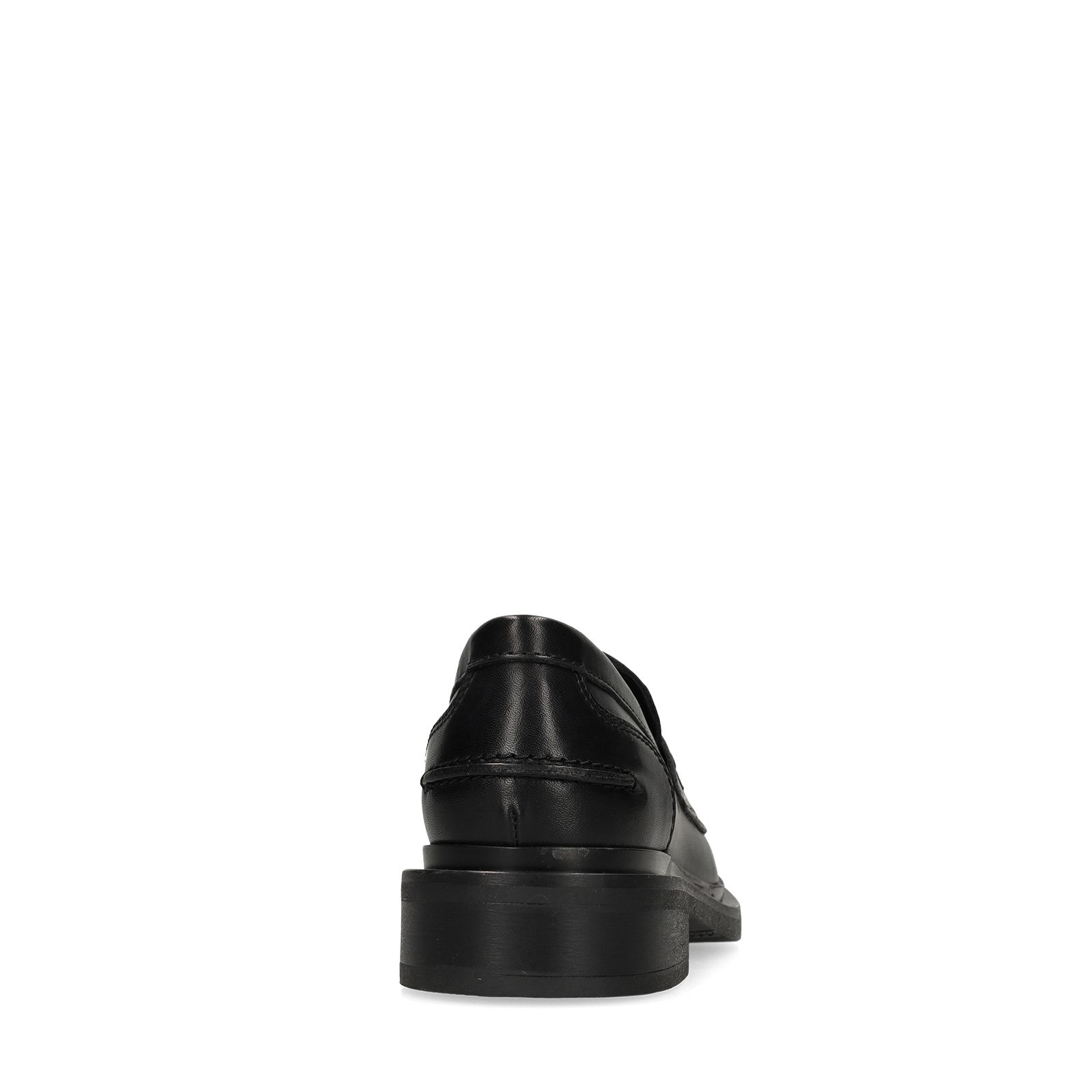 Zwarte leren loafers