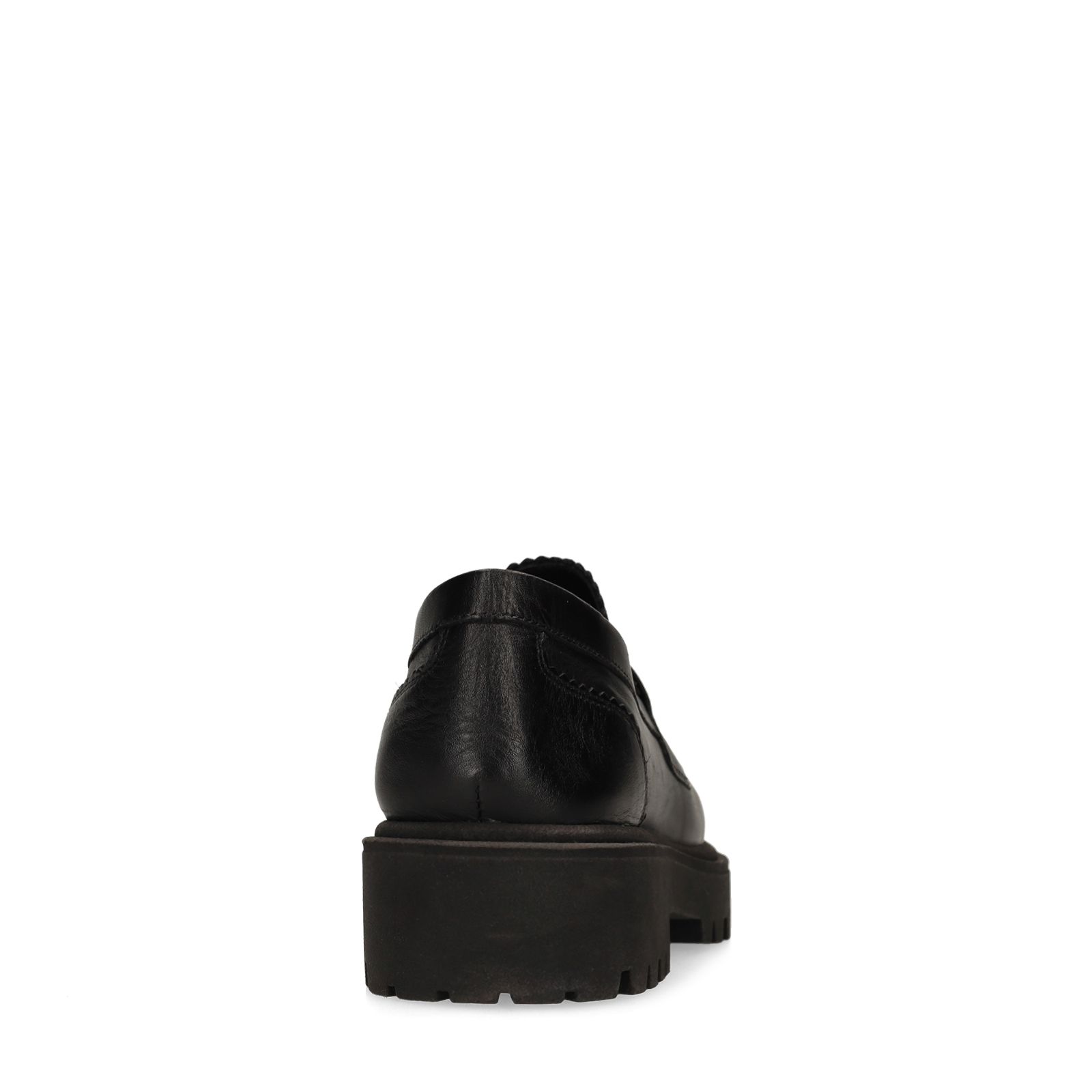 Zwarte leren loafers