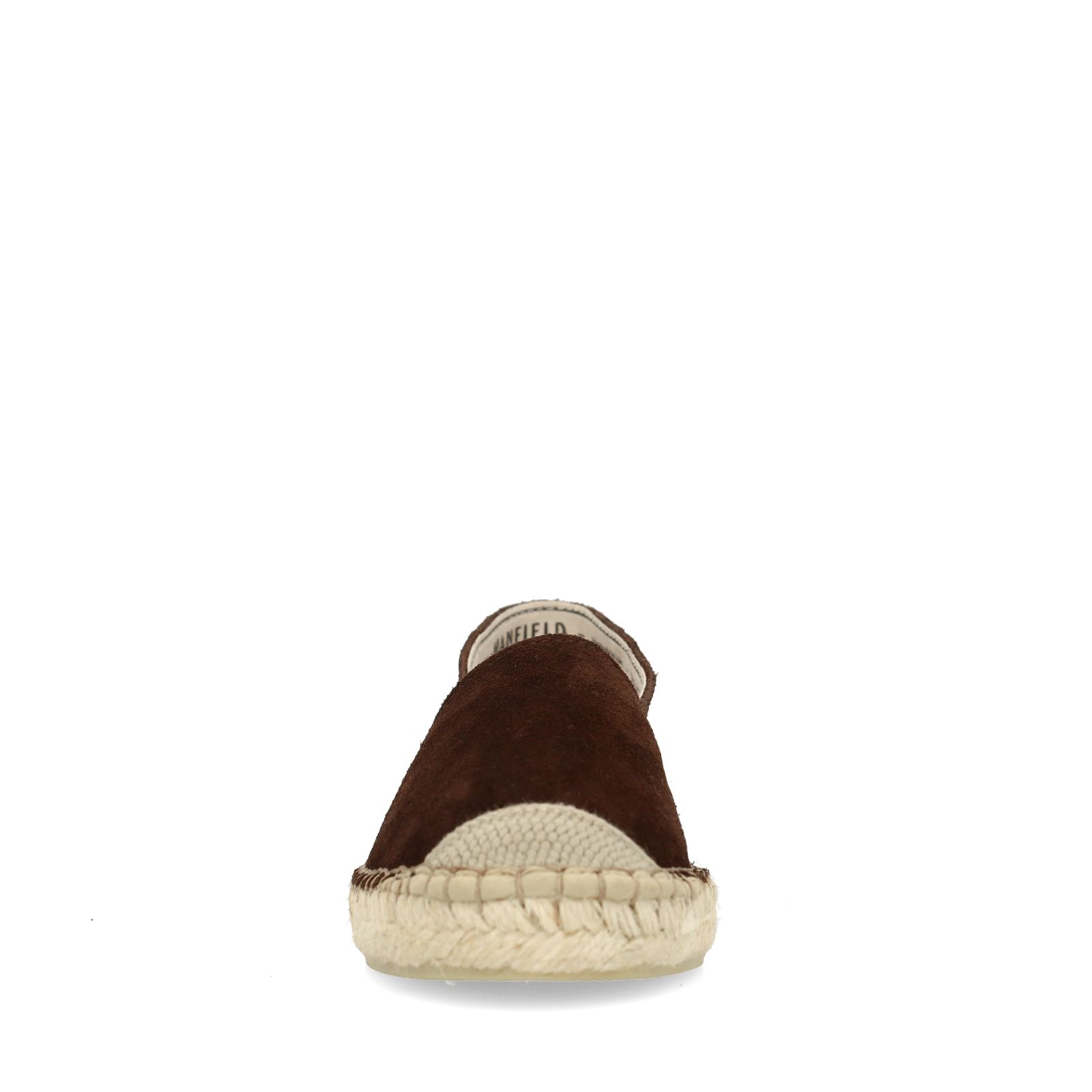 Bruine suède espadrilles