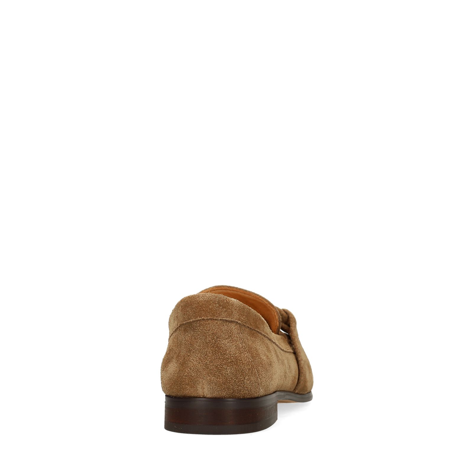 Braune Veloursleder-Loafer