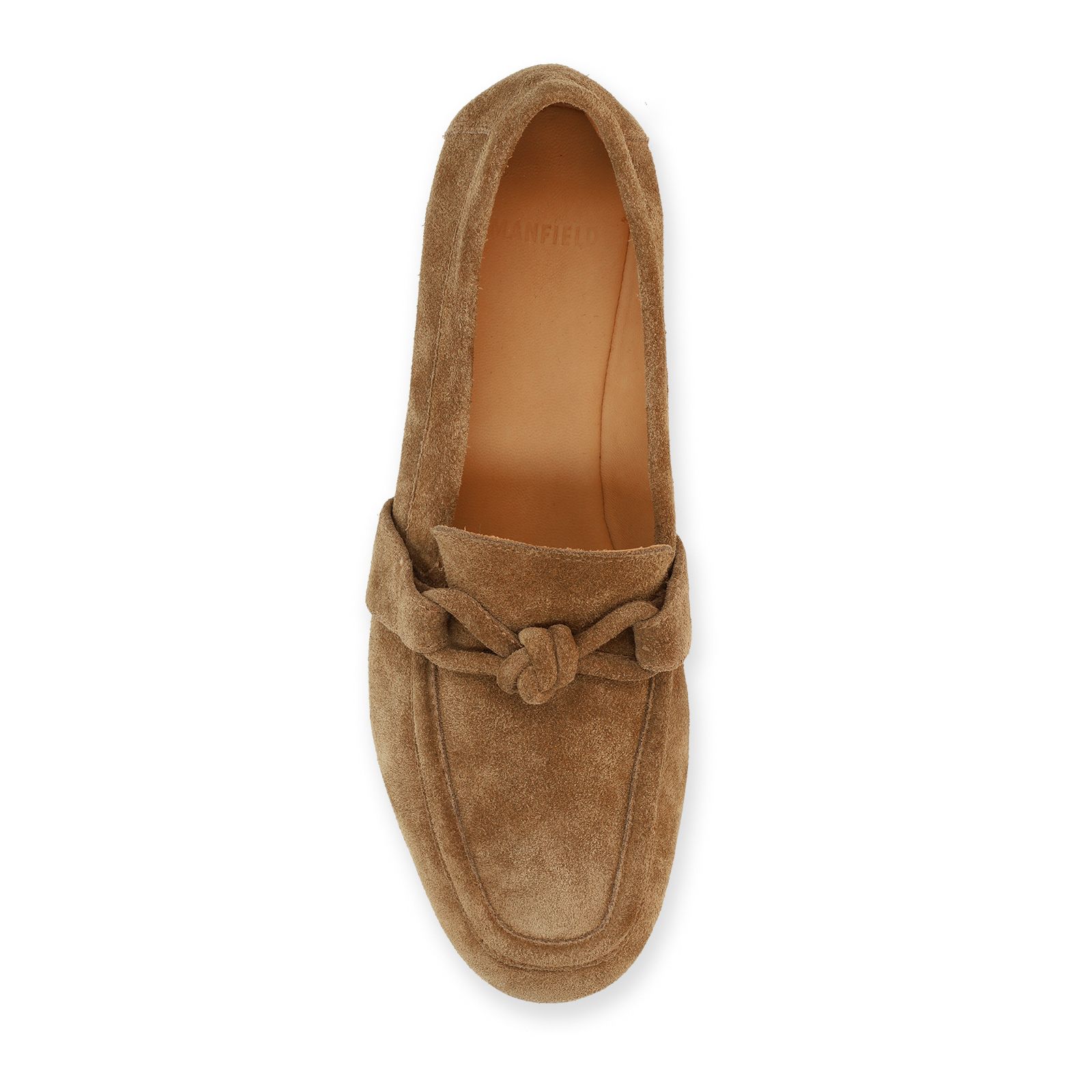 Braune Veloursleder-Loafer