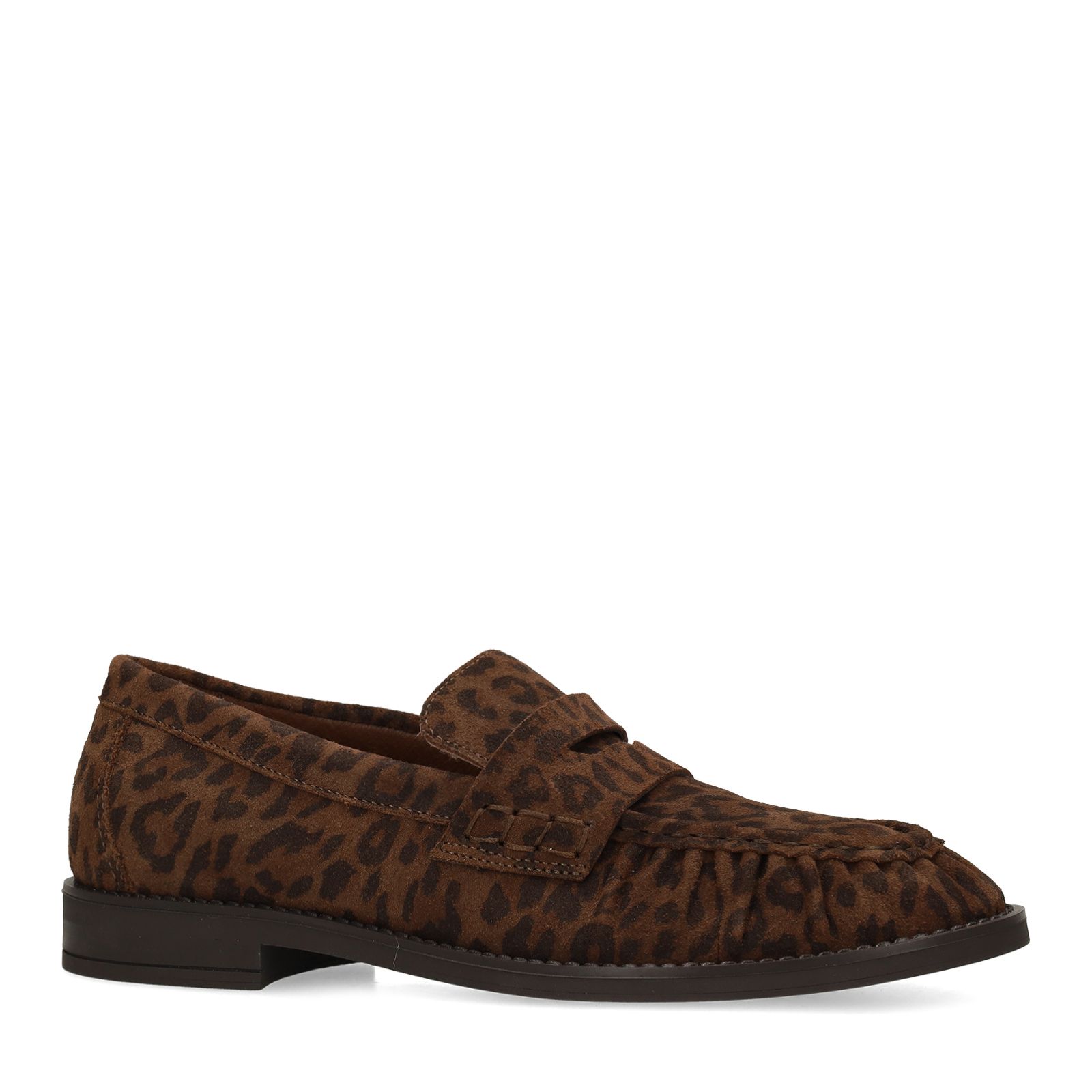 Loafer Wildleder mit Leopardenmuster