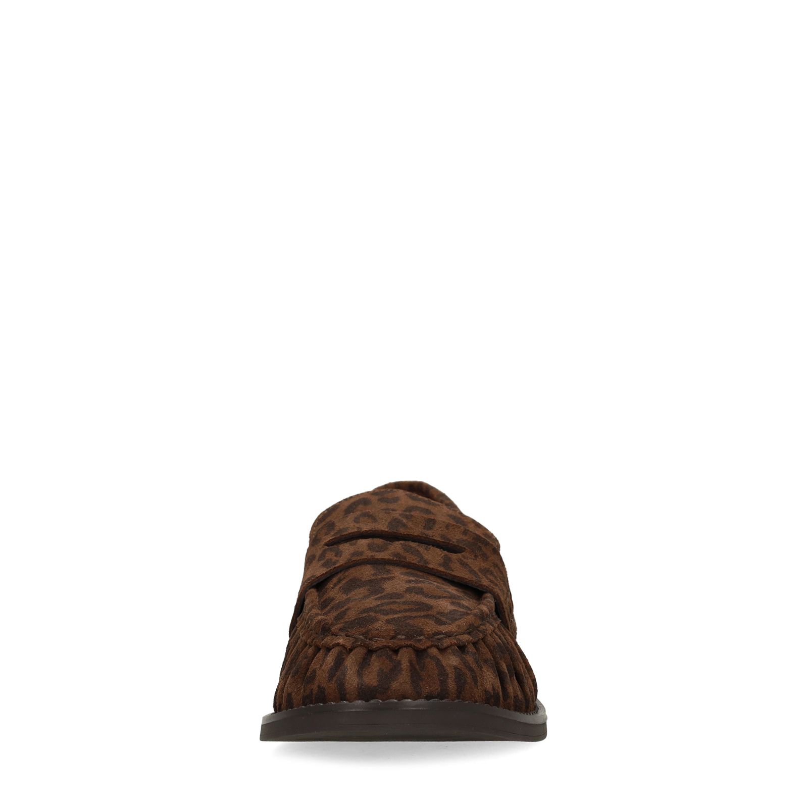 Loafer Wildleder mit Leopardenmuster