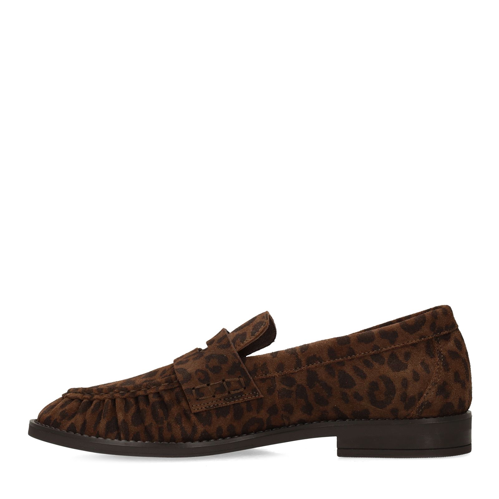 Loafer Wildleder mit Leopardenmuster