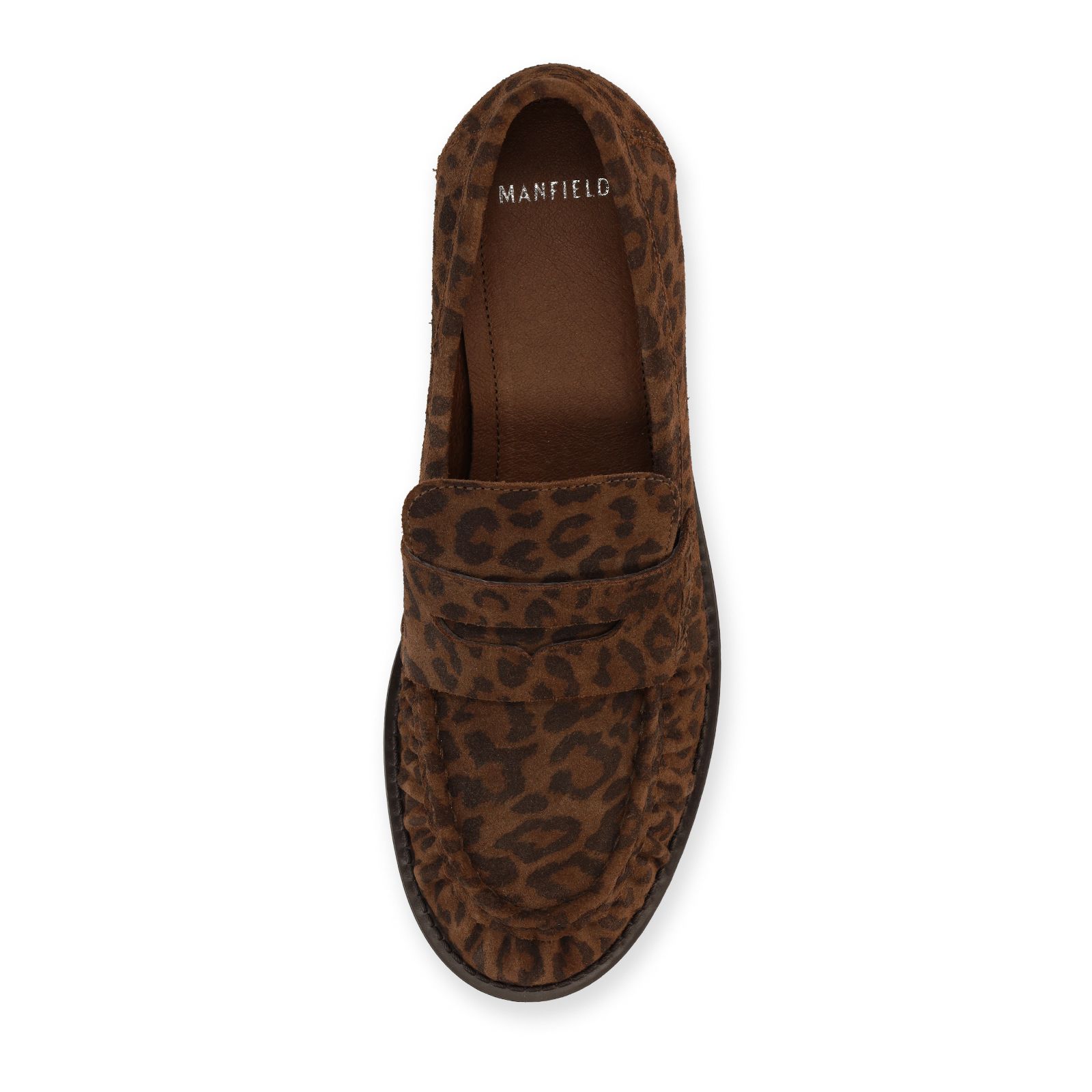 Loafer Wildleder mit Leopardenmuster