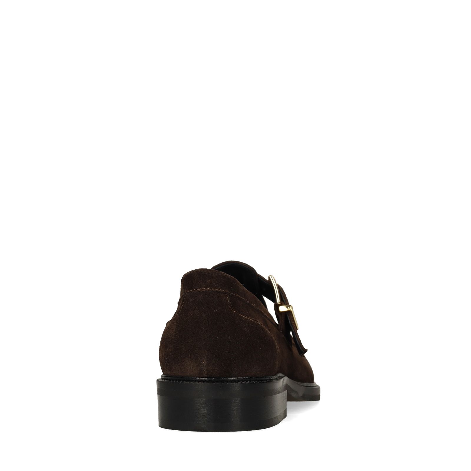 Braune Veloursleder-Loafer