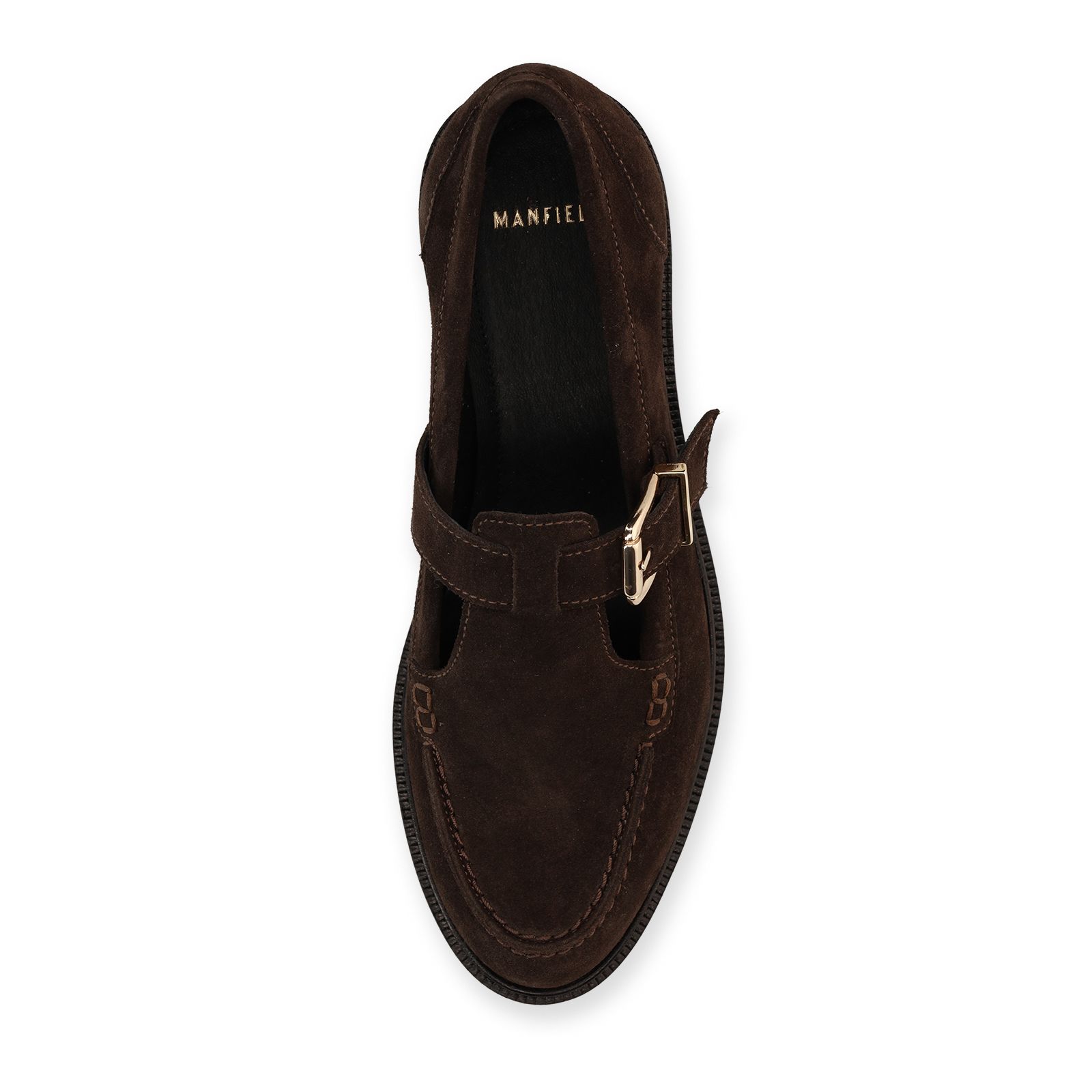Braune Veloursleder-Loafer