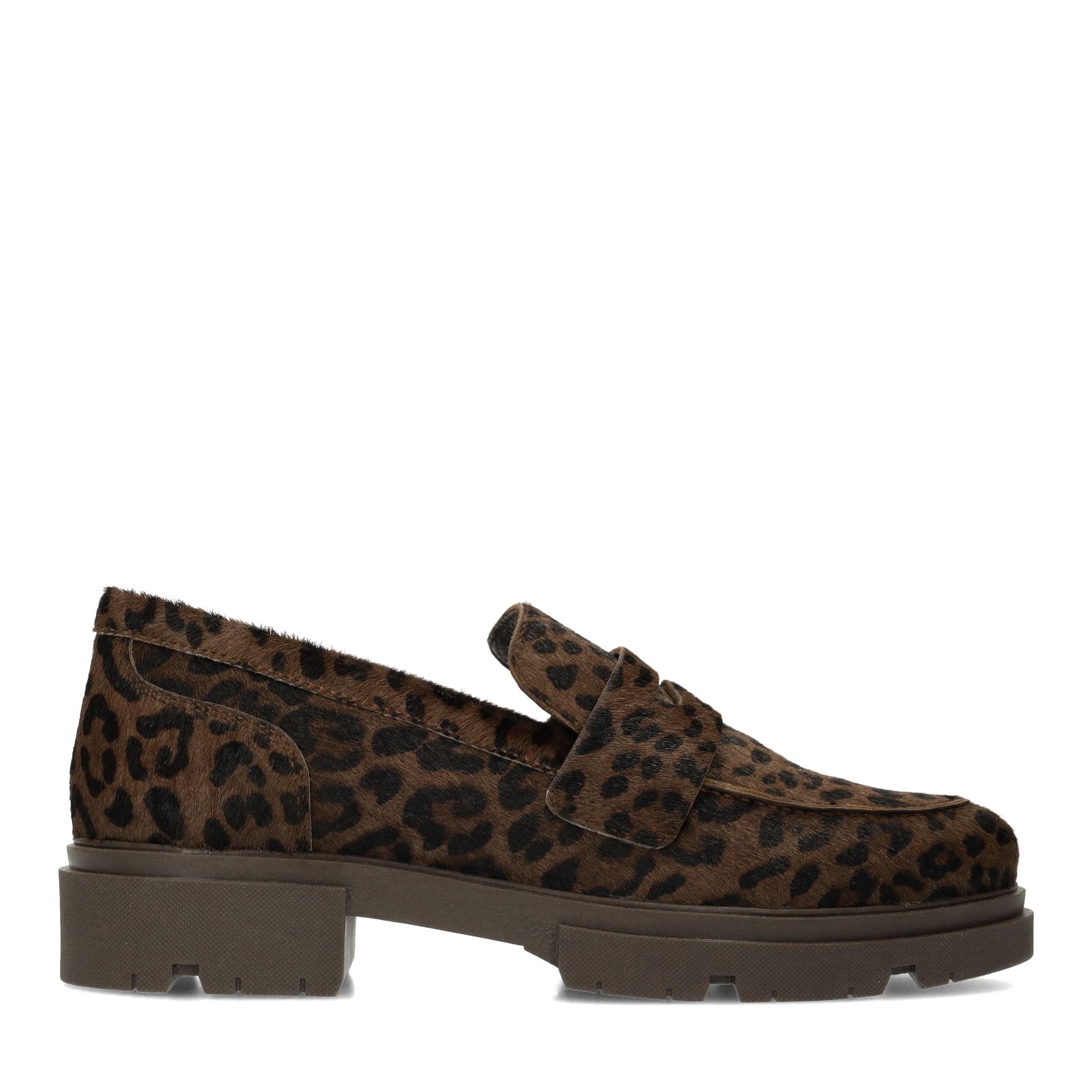 Leo-Loafer mit Pony-Hair