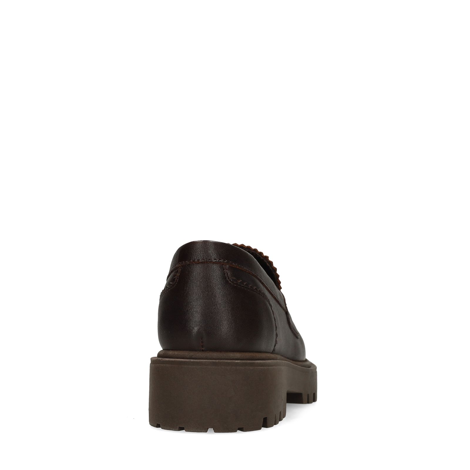 Braune Leder-Loafer