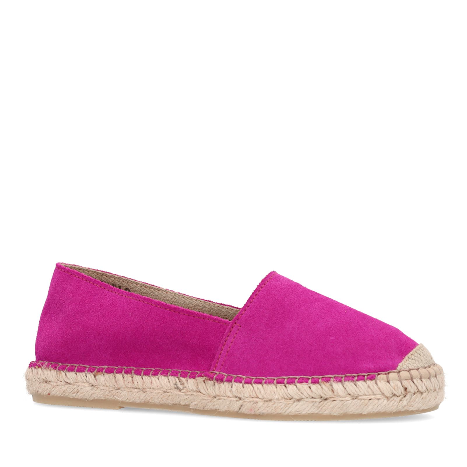 Donker roze suède espadrilles