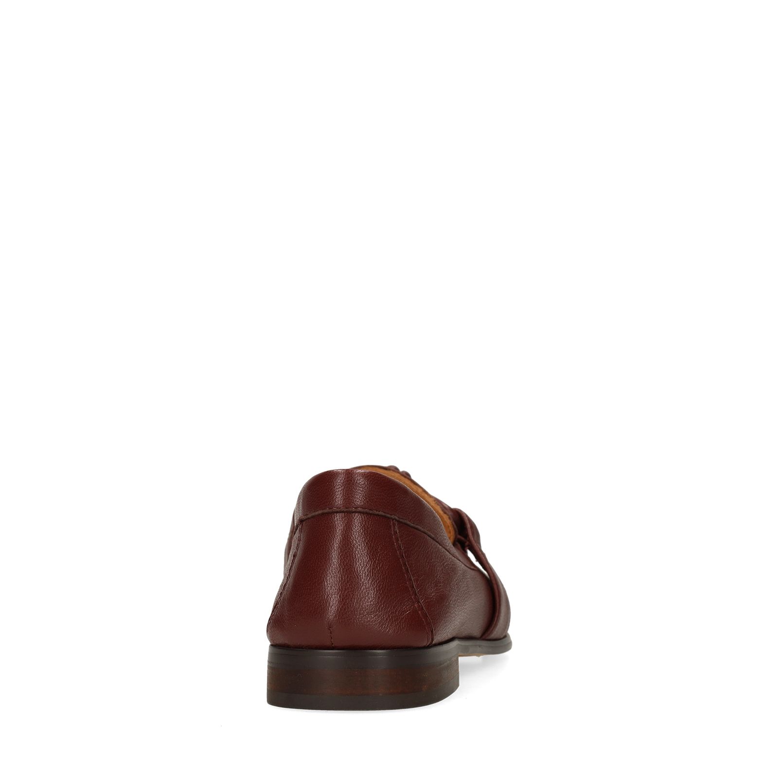 Bordeaux rode leren loafers