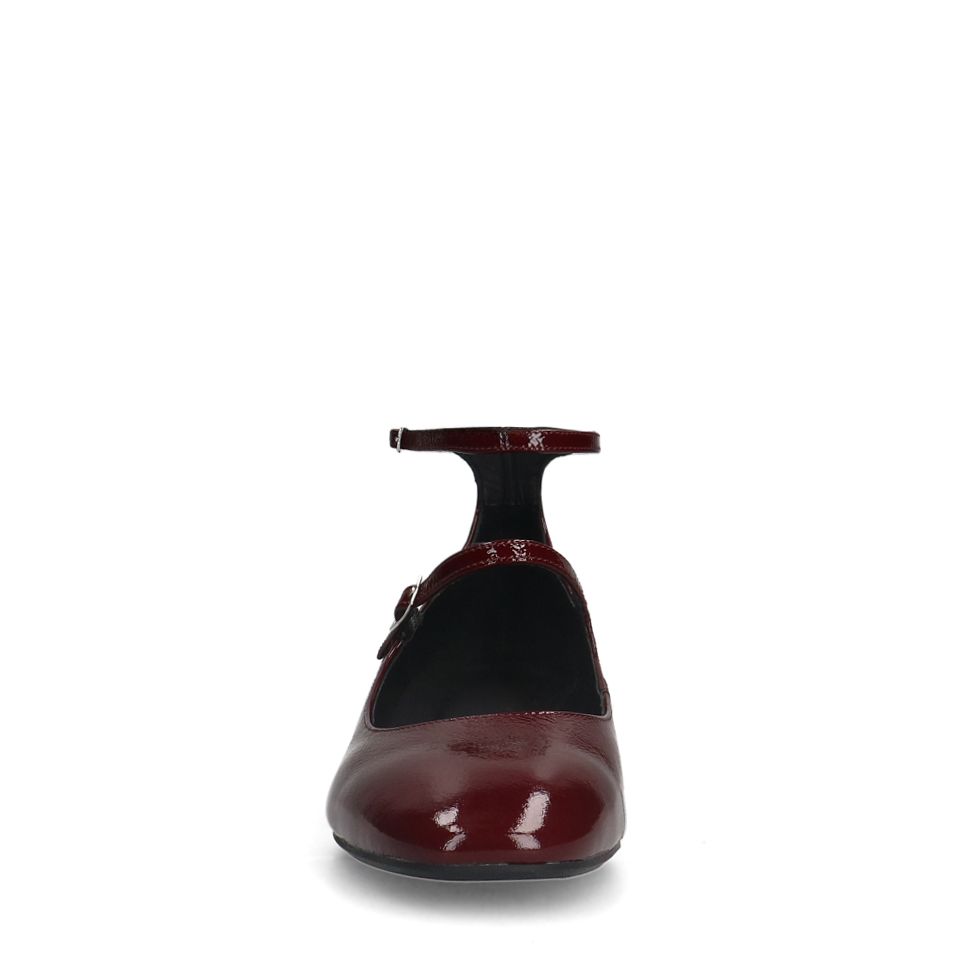 Bordeaux rode lak leren Mary Jane pumps